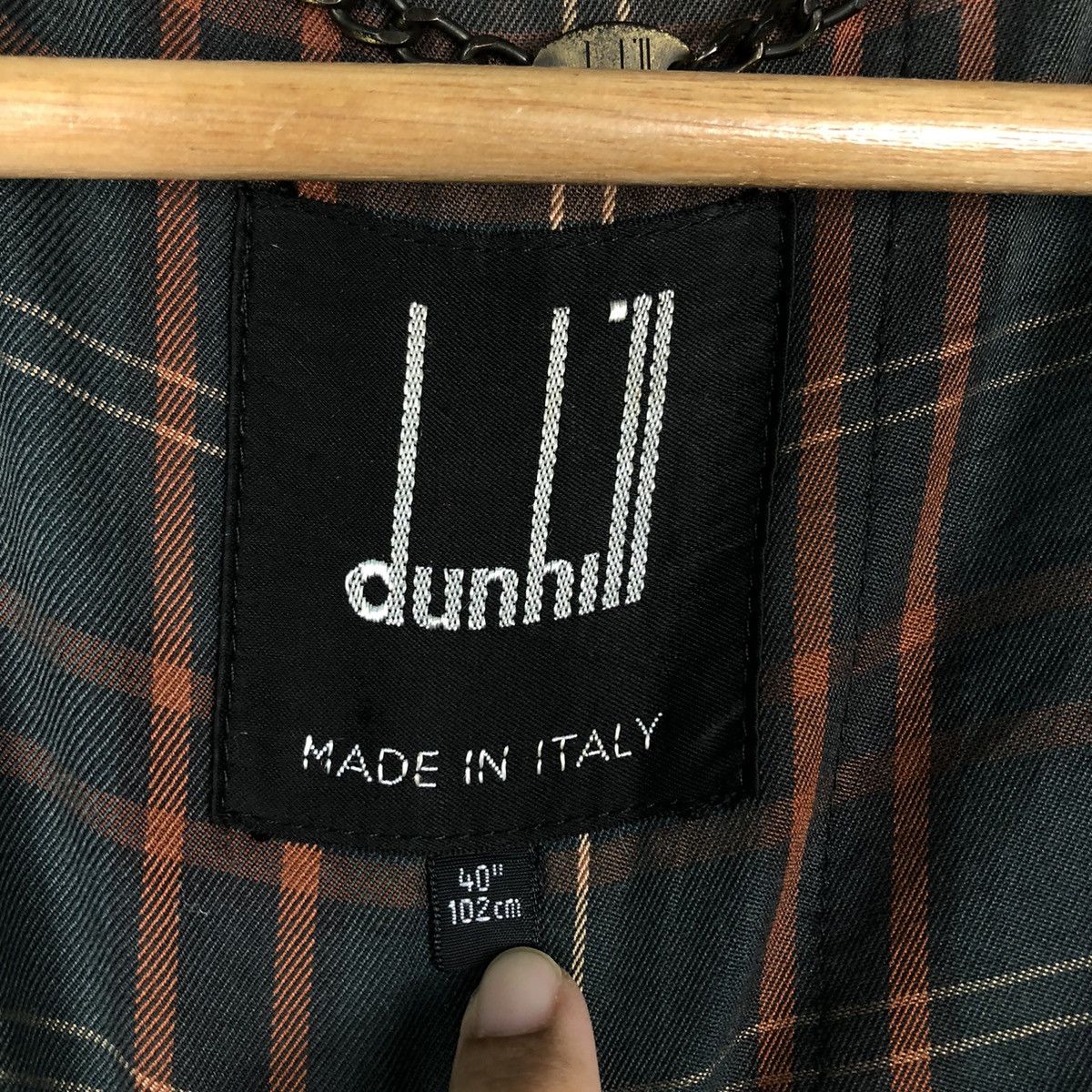 Japanese Brand 🔥Vintage Bomber Jacket Dunhill Made in Italy Blanket Tartan Size US M / EU 48-50 / 2 - 19 Thumbnail