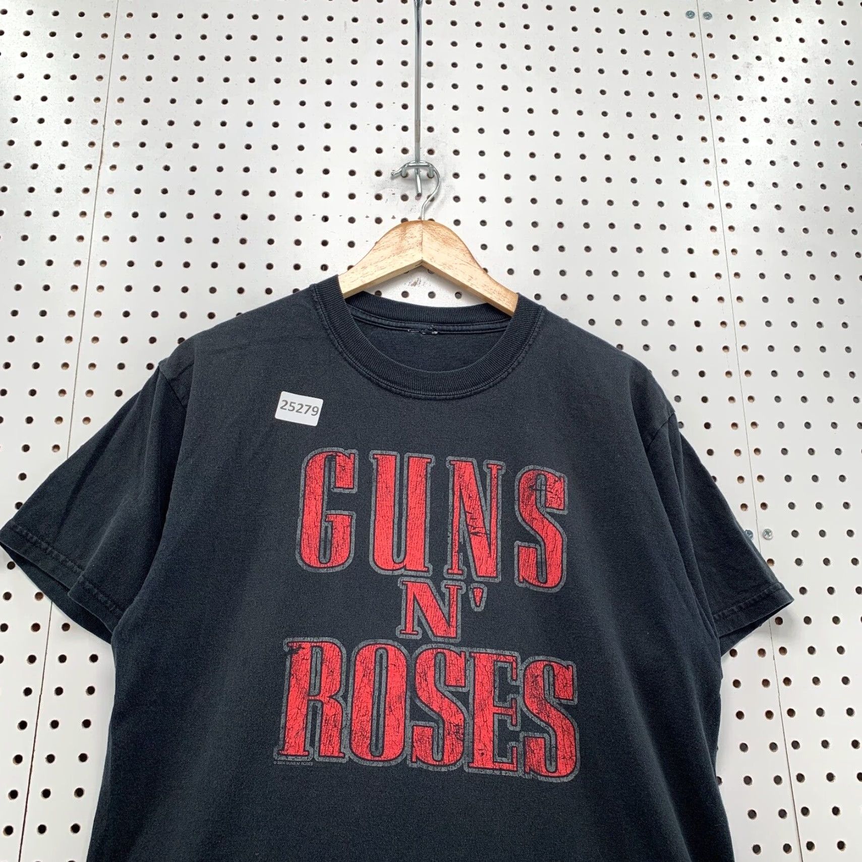 Spell VINTAGE Guns N' Roses Shirt Black Spell Out Graphic Band Tee Adult L Music Mens Size US L / EU 52-54 / 3 - 2 Thumbnail