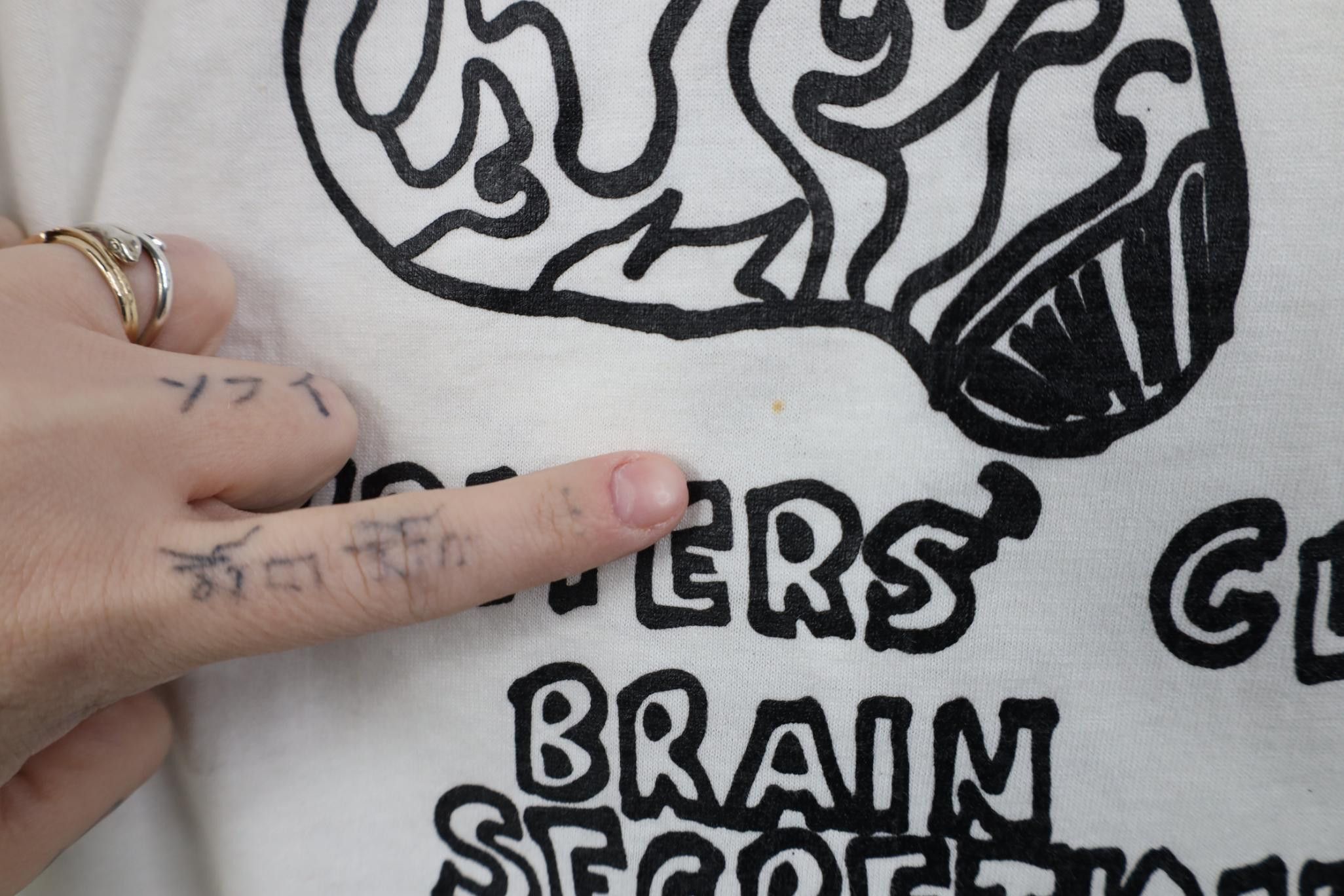 Vintage Vintage 90s Streetwear Writers Club Brain Secretions T-Shirt Size US XL / EU 56 / 4 - 5 Thumbnail