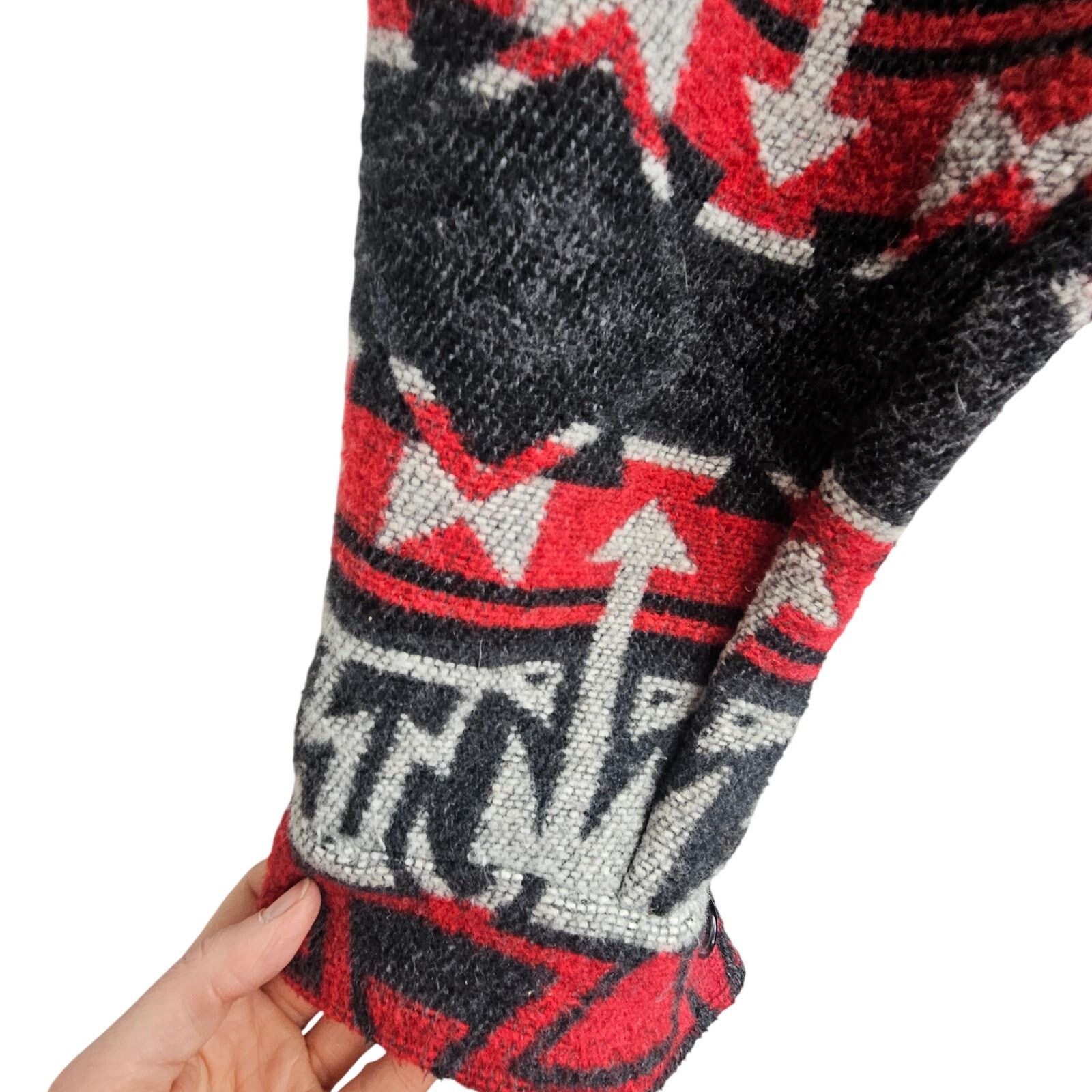 True Grit True Grit Big Mesa Chimayo Aztec Southwestern Wool Jacket Size US L / EU 52-54 / 3 - 5 Thumbnail