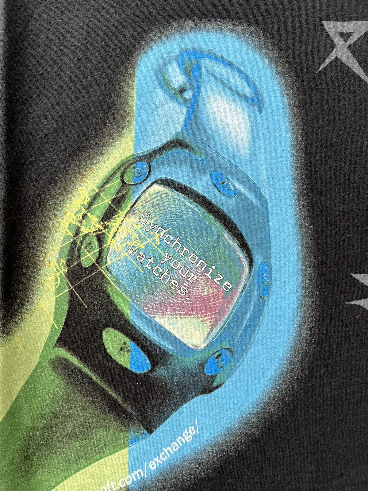 Microsoft Vintage 1999 Microsoft Exchange Conference Promo T-shirt Size US XL / EU 56 / 4 - 6 Thumbnail