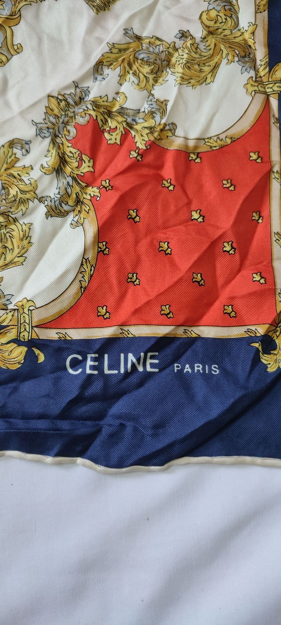 Celine Celine Paris Silk Scarves Size ONE SIZE - 4 Thumbnail