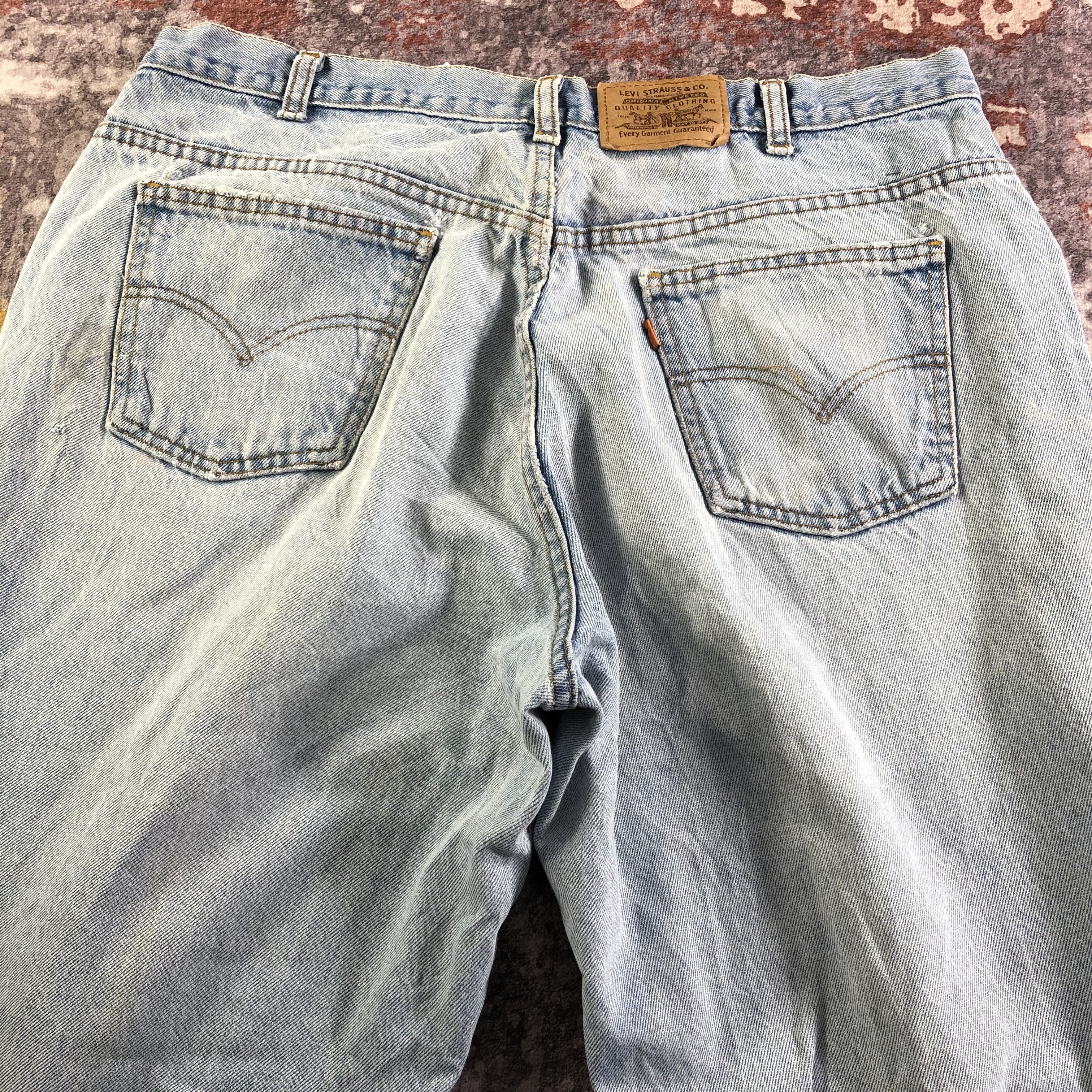 Levi's × Vintage Vintage 90s Light Wash Levis Jeans-JM3428 Size US 38 / EU 54 - 5 Thumbnail