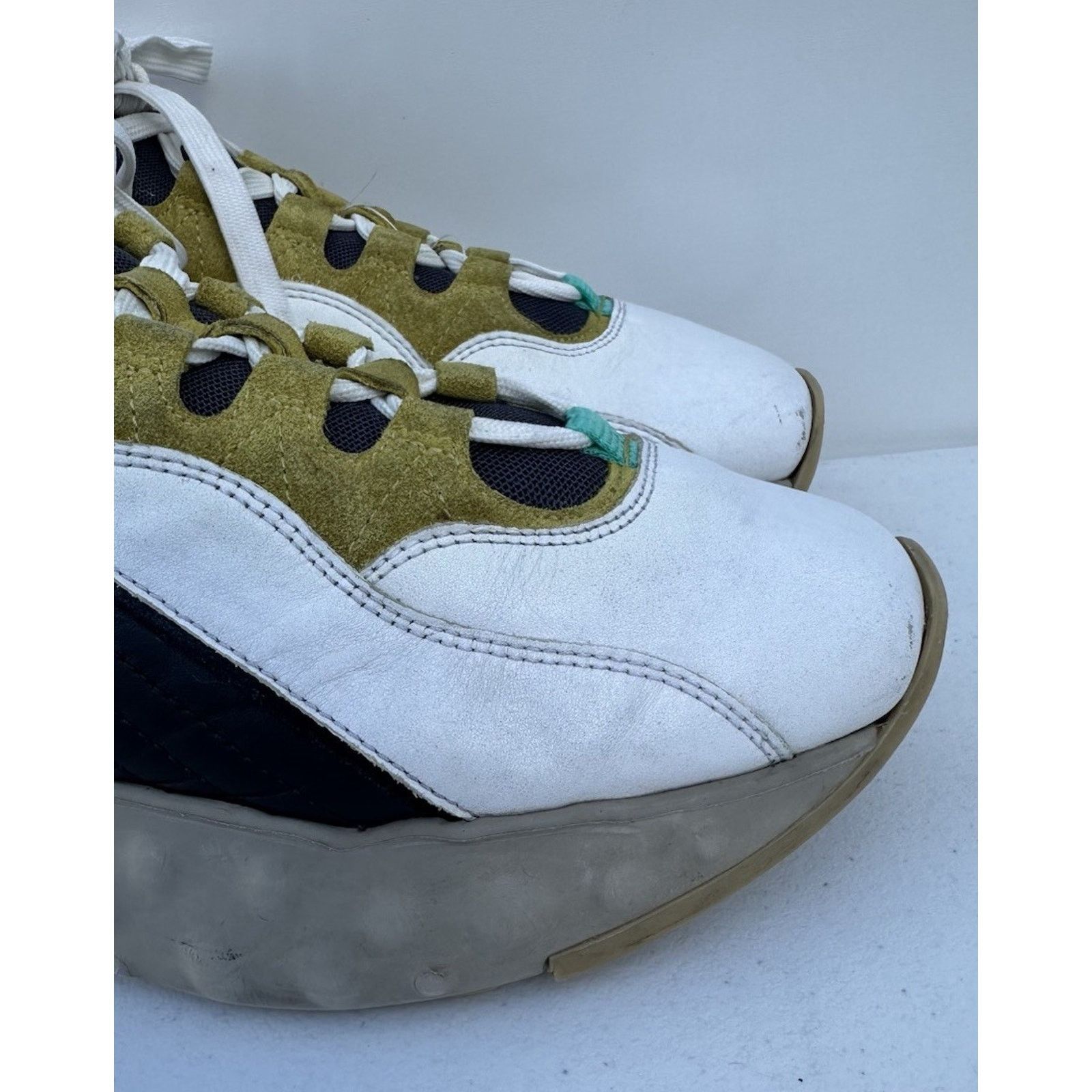 Acne Studios Acne Studios Rockaway Beige Yellow Suede Mesh Men’s Sz EU 42 Size US 9 / EU 42 - 4 Thumbnail