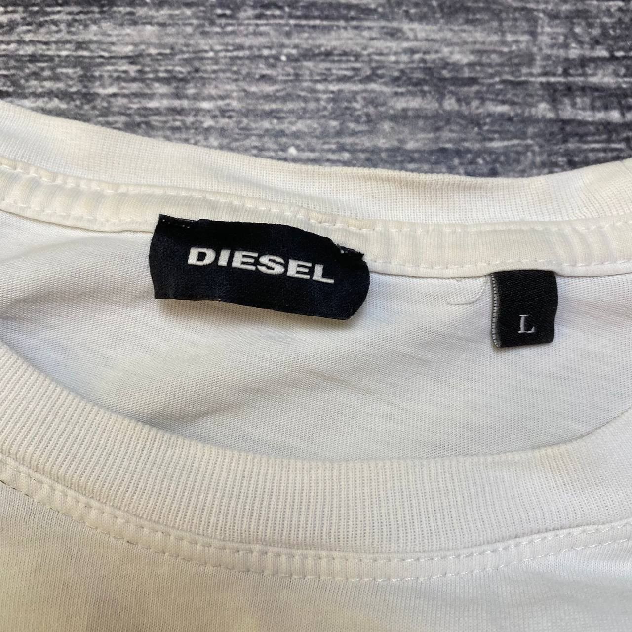 Diesel Diesel Wolf Embroidered Graphic T-Shirt White Size L (2010s) Size US L / EU 52-54 / 3 - 4 Thumbnail