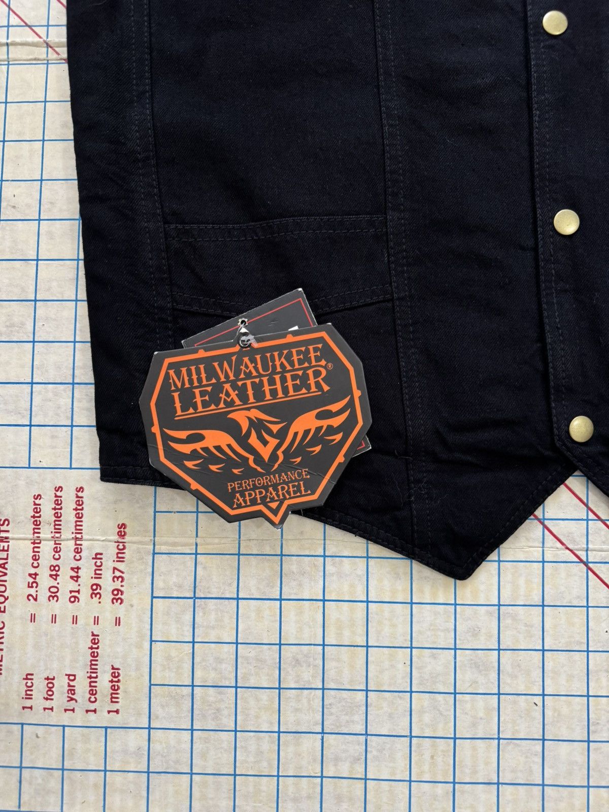 Other NWT Milwaukee Leather Denim Gun Pocket Vest Mens Size Large Size US L / EU 52-54 / 3 - 5 Thumbnail