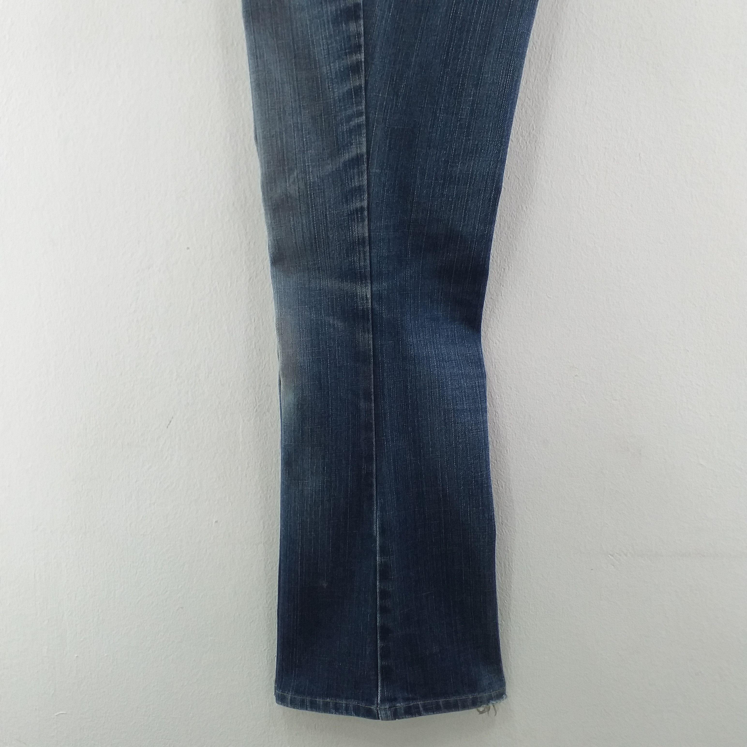 If Six Was Nine Vintage Edwin Distressed Flare Denim 31x30 -JN019 Size US 31 - 12 Thumbnail
