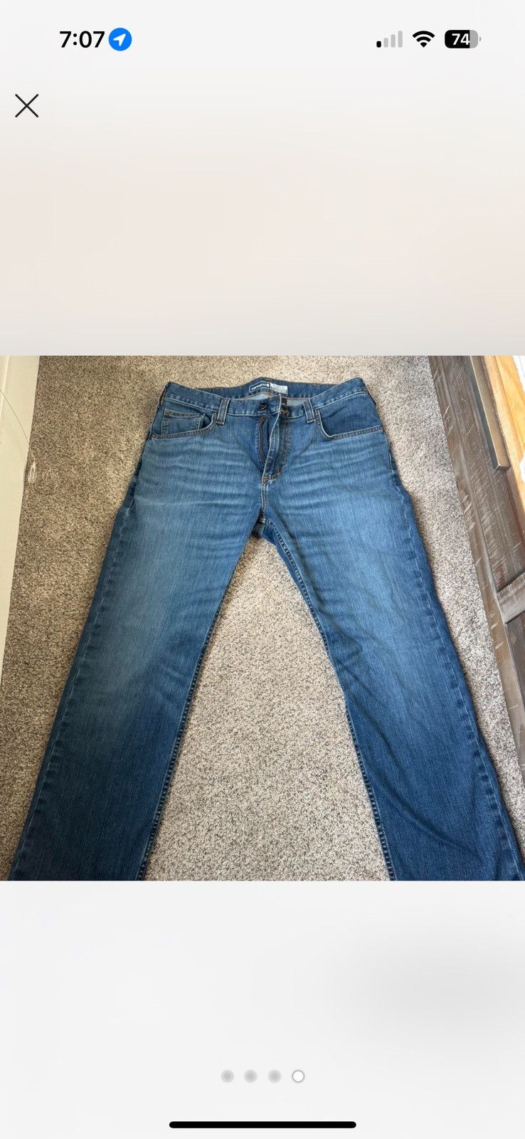 Carhartt Carhartt dark denim jeans 34x40 Size US 34 / EU 50 - 4 Thumbnail