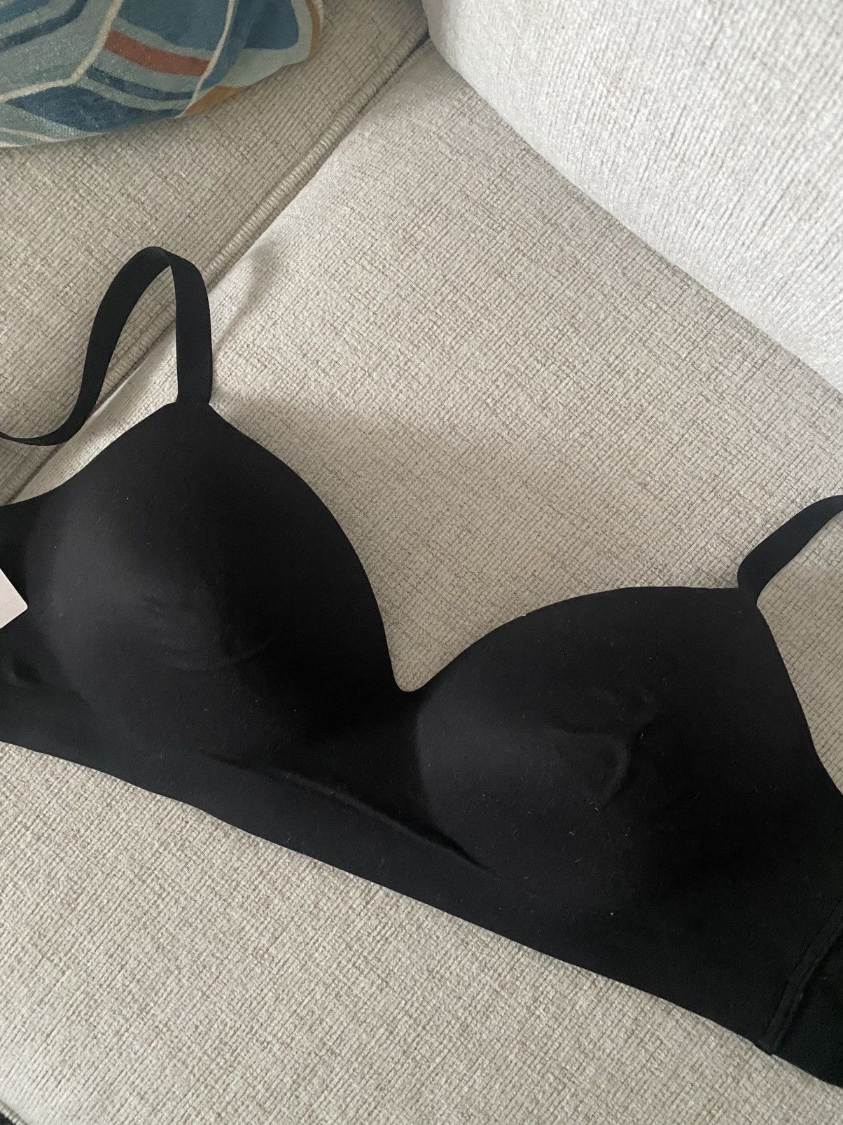 Other SOMA Enbliss cotton Size 38 D black Lined Wireless Bra NWT Size ONE SIZE - 2 Thumbnail