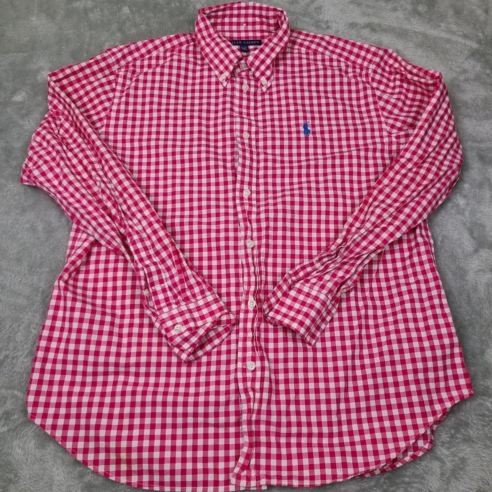 Ralph Lauren Ralph Lauren Mens Checkered Button Down Dress Shirt Size X-L Size US XL / EU 56 / 4 - 1 Thumbnail