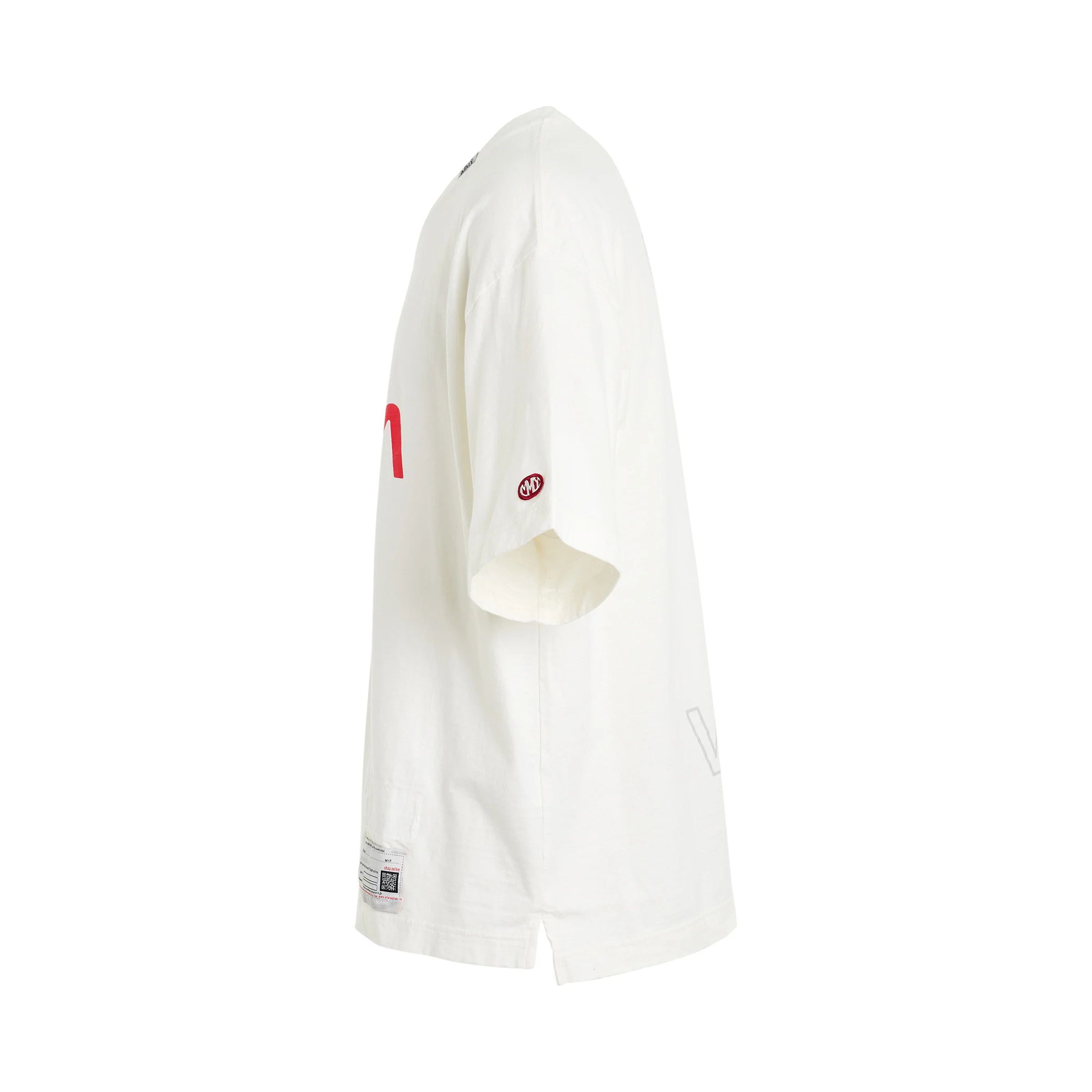 Maison MIHARA YASUHIRO o1mris0824 Nasa Printed T-Shirt in White Size US M / EU 48-50 / 2 - 3 Thumbnail