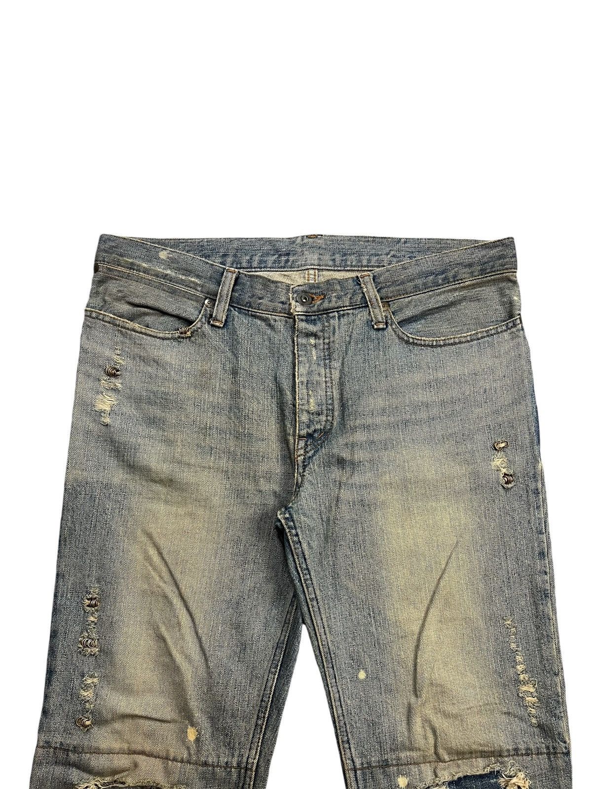 If Six Was Nine If Six Was Nine - Mud Max Pierced Denim Pants Size US 33 - 8 Thumbnail