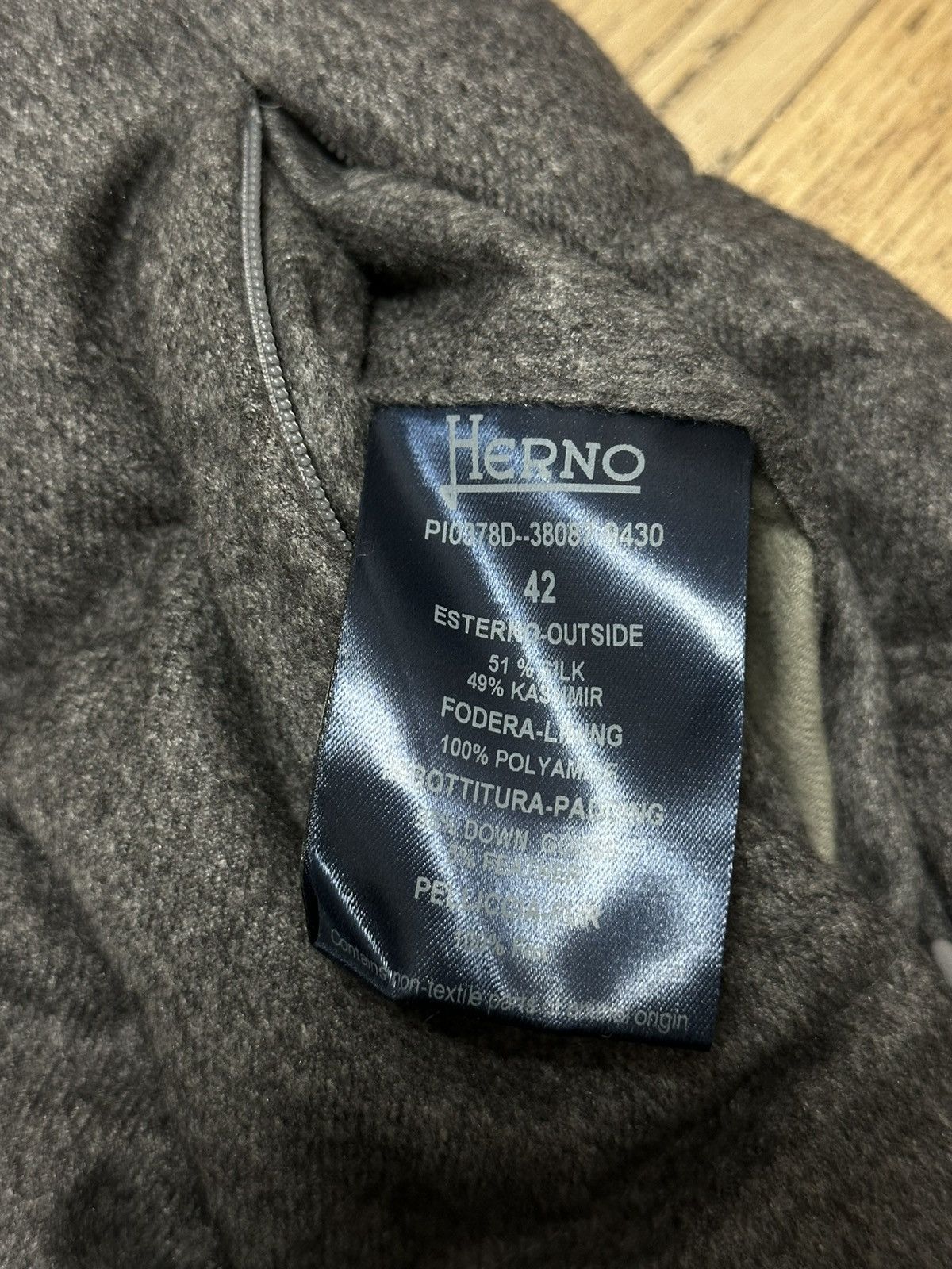 Herno Herno Women’s Down Jacket Coat 100% Wool Gray Italy Size S Size S / US 4 / IT 40 - 15 Thumbnail