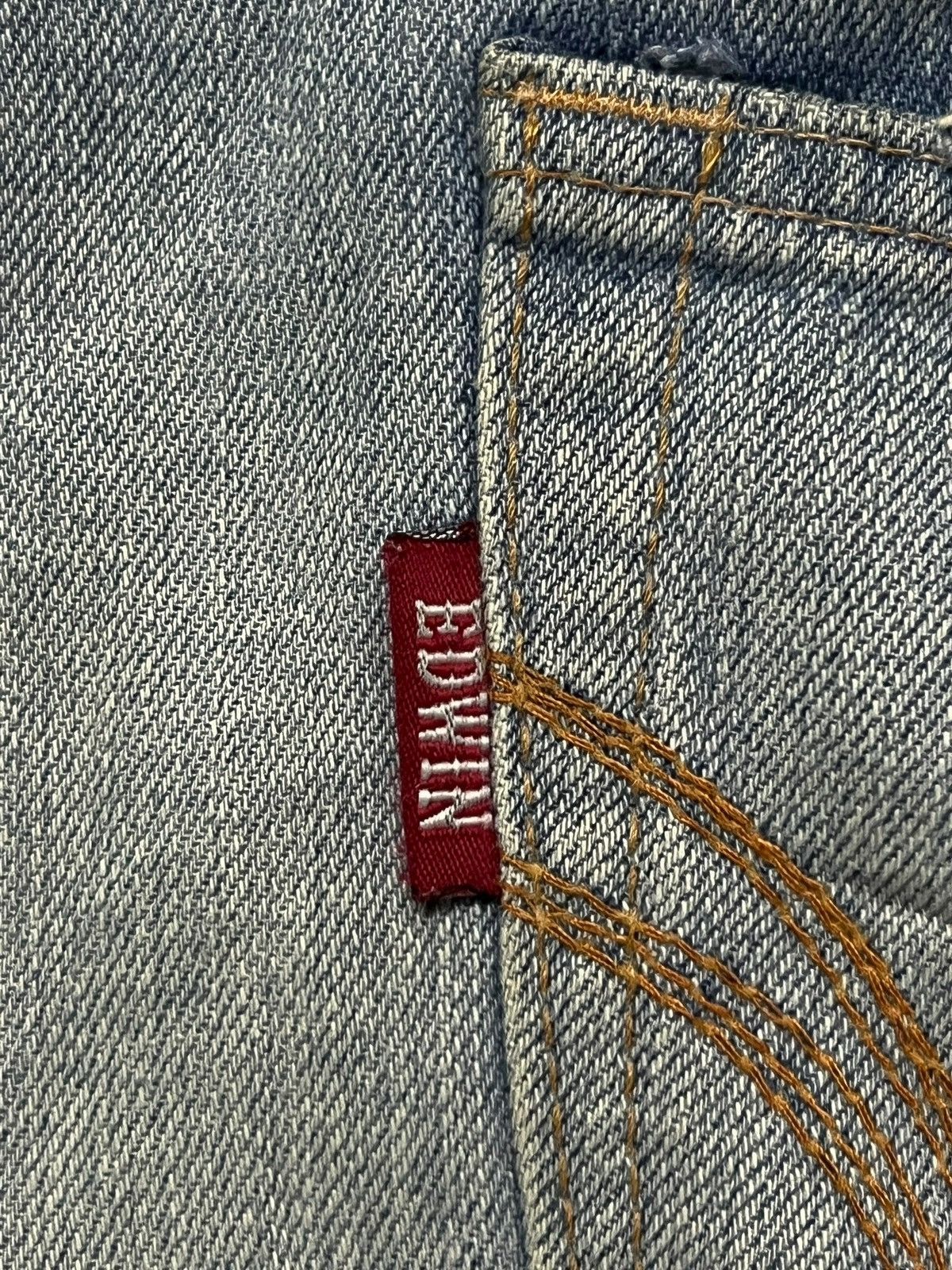 Edwin Vintage Edwin EX403 Japan - Faded Light Wash, Distressed Size US 37 - 11 Thumbnail