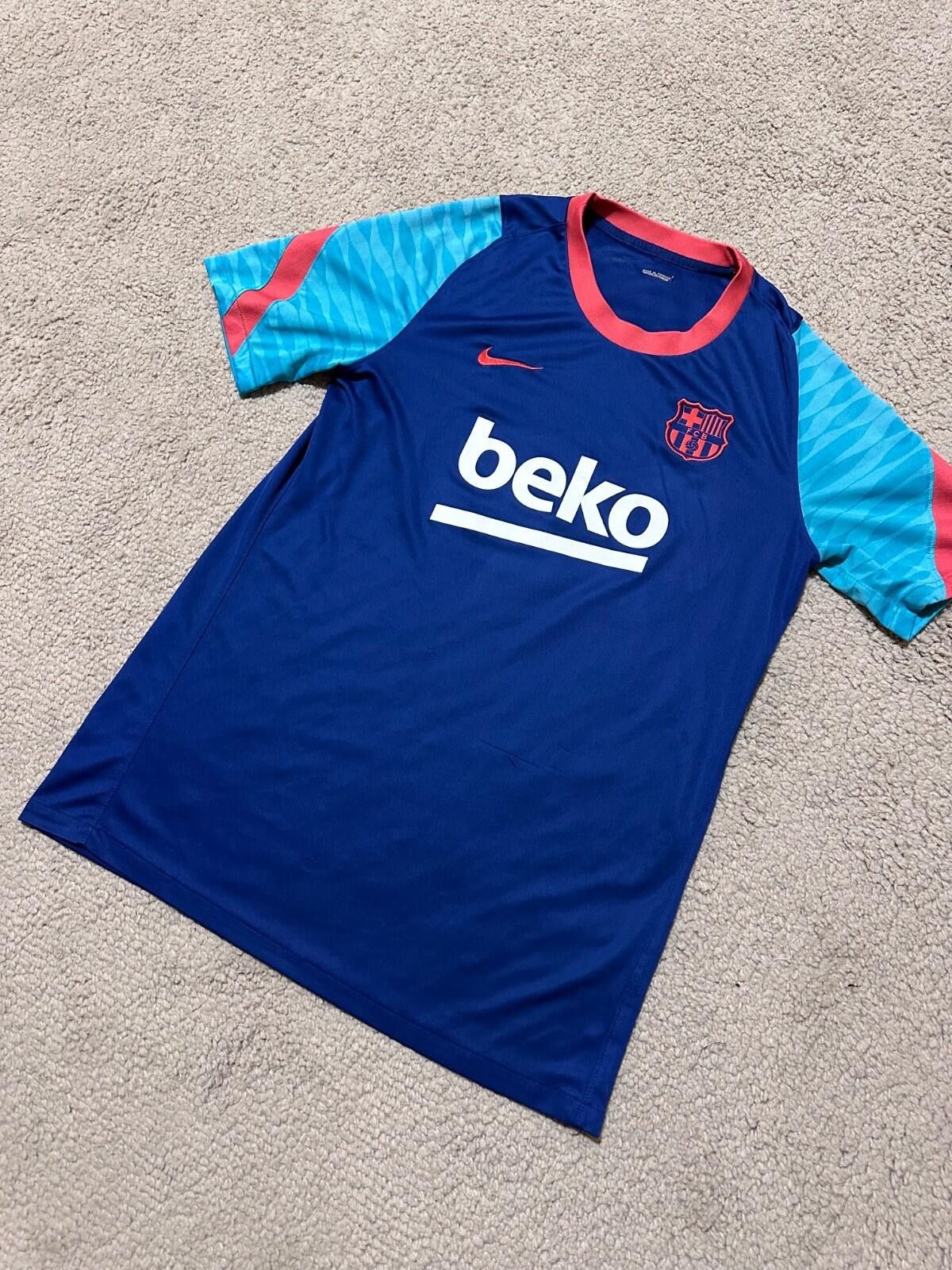 Nike Barcelona 2020/21 Training Football Shirt Nike Soccer Jersey Size US M / EU 48-50 / 2 - 2 Thumbnail