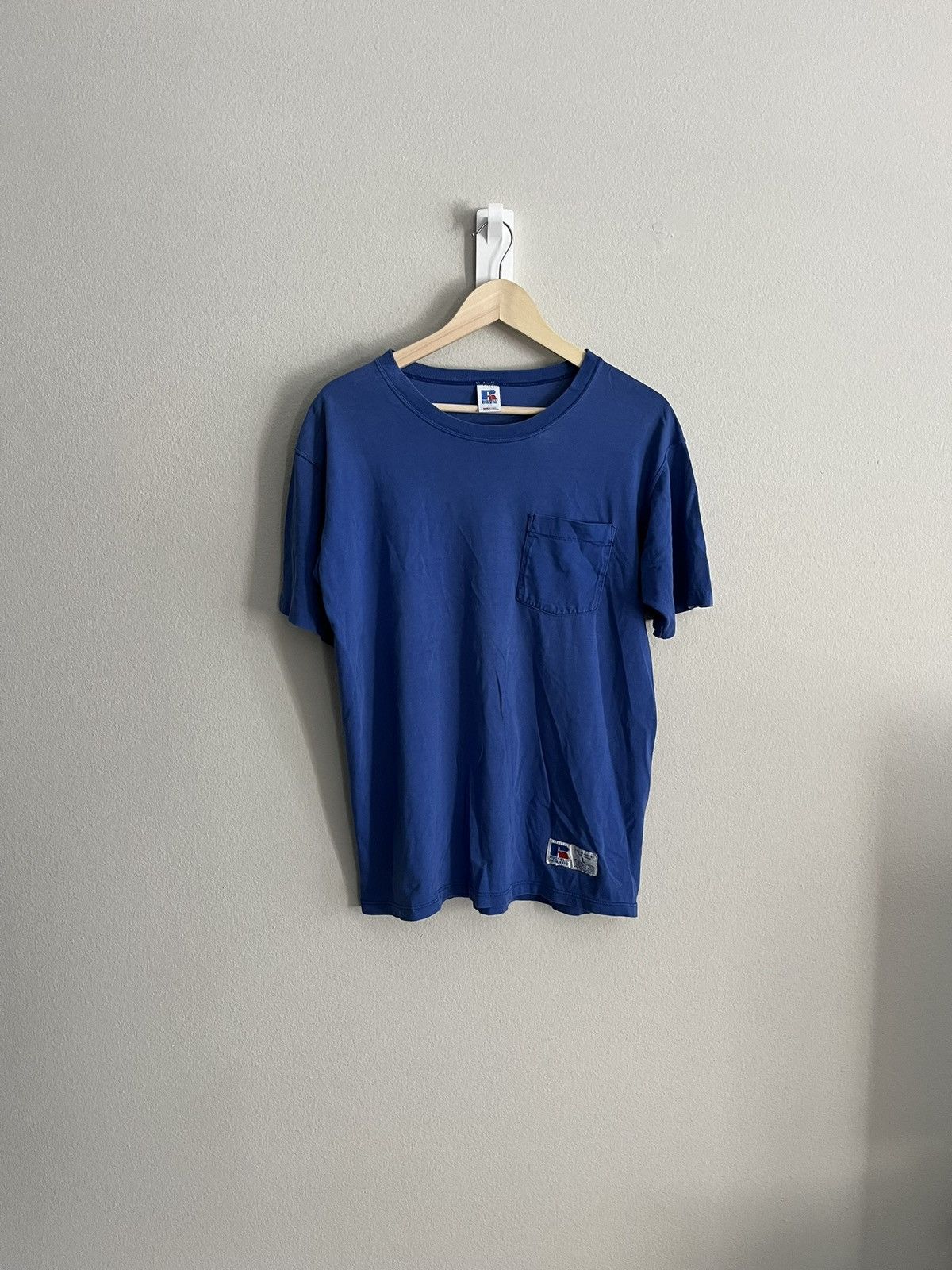 Russell Athletic Vintage 90s Russell Athletic Pocket Tee Size US L / EU 52-54 / 3 - 1 Thumbnail
