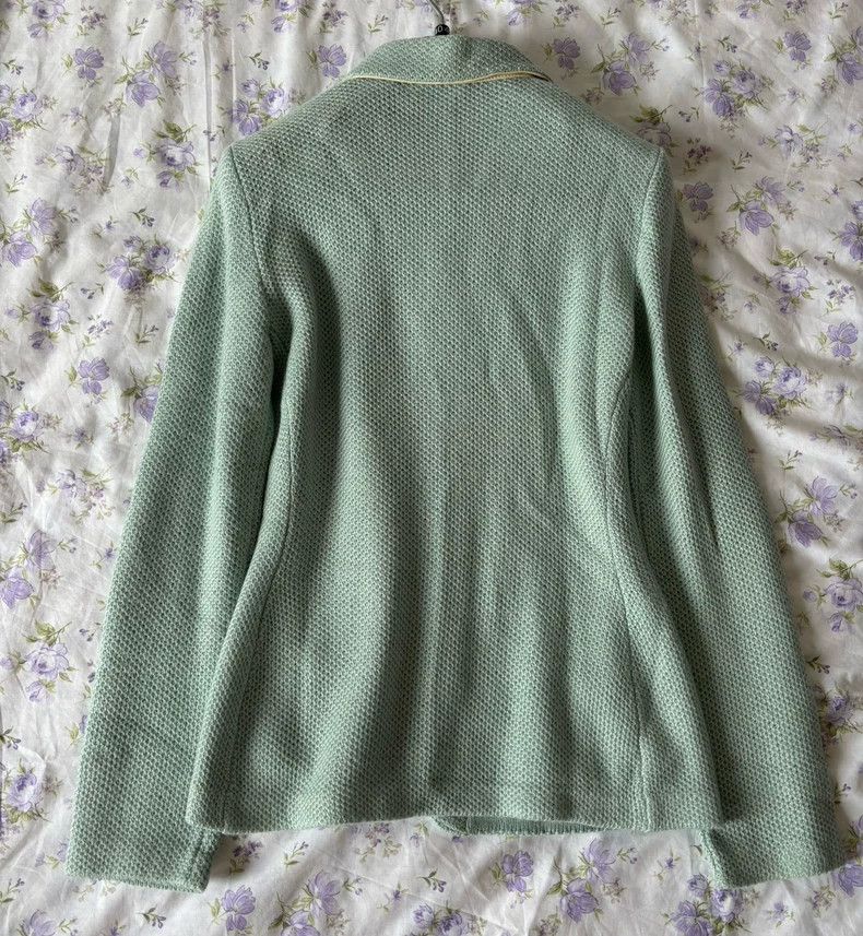 Loro Piana LORO PIANA Cashmere flax and silk blended honeycomb needle Size S / US 4 / IT 40 - 8 Thumbnail