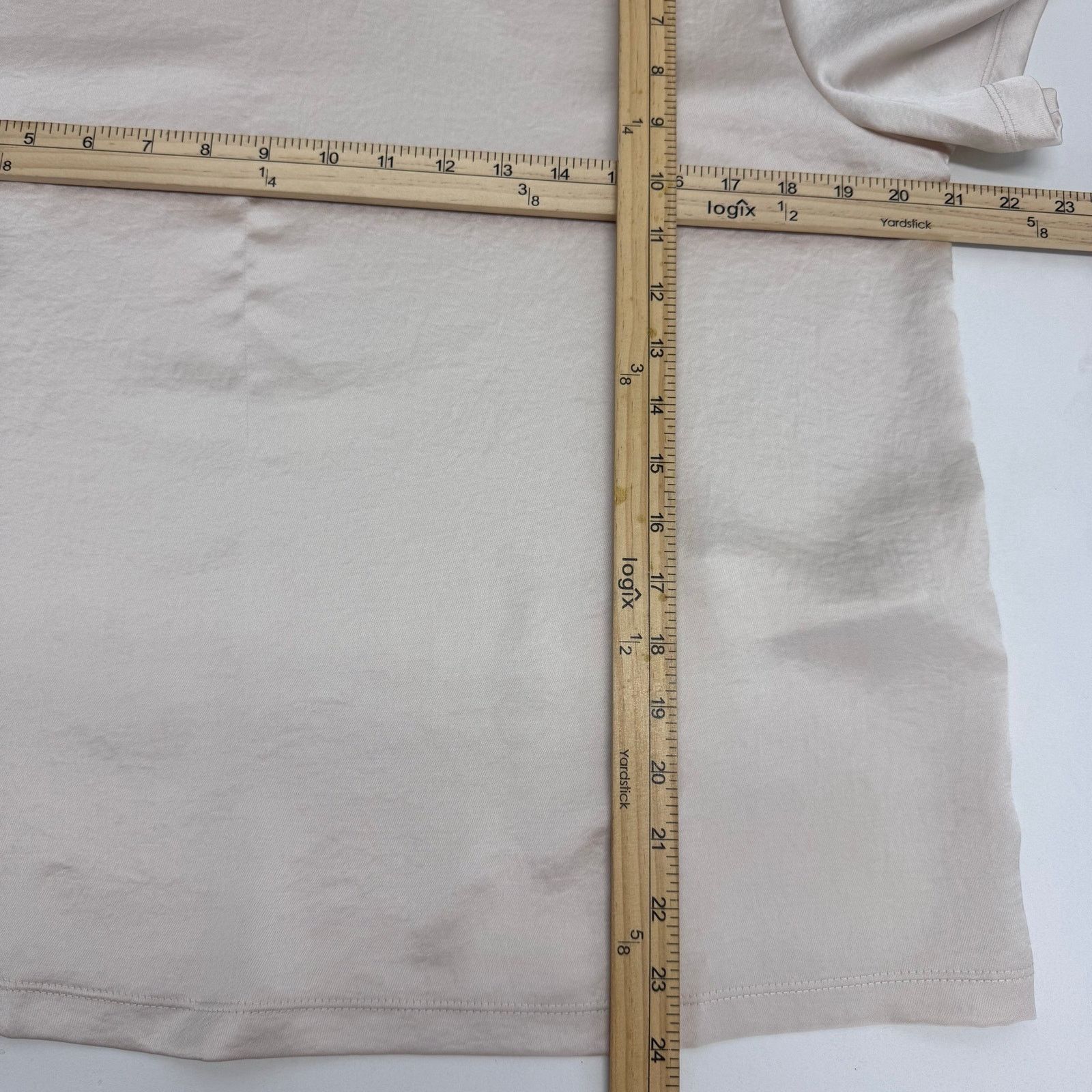 Max Mara Max Mara Amburgo Ivory Soft T-Shirt sz L Minimalist Neutral Size L / US 10 / IT 46 - 4 Thumbnail