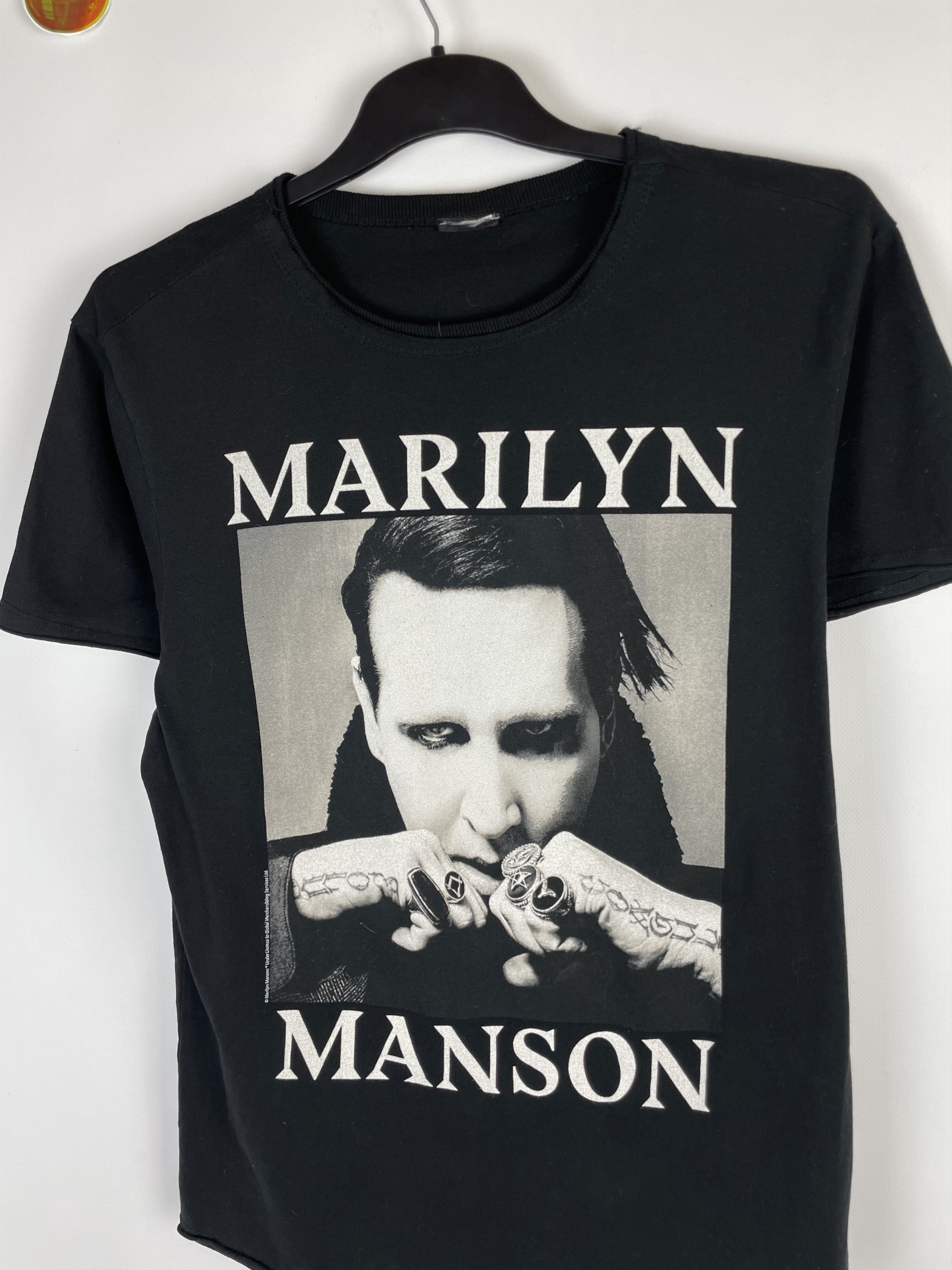 Band Tees × Vintage Vintage Marylin Manson Band T Shirt Size US L / EU 52-54 / 3 - 3 Thumbnail