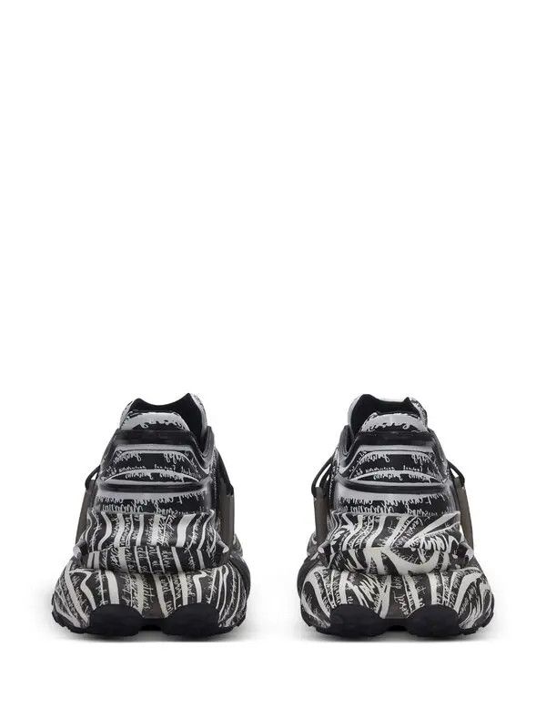 Balmain o1s1wg111225 Unicorn Wave Sneakers in Black Size US 12 / EU 45 - 4 Thumbnail