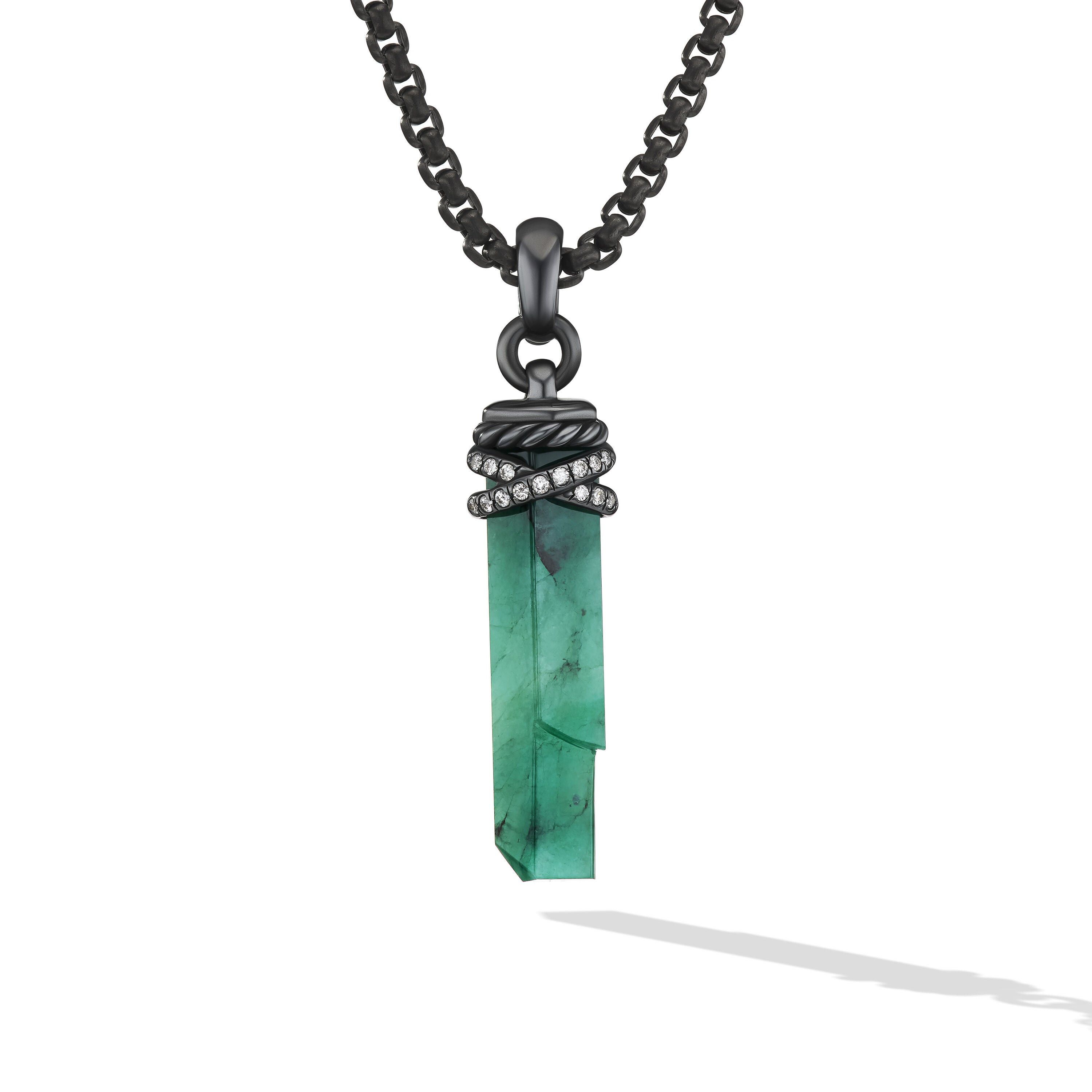 David Yurman o1w1db10825 D17553D Amulet in Silver and Diamond Size ONE SIZE - 1 Thumbnail