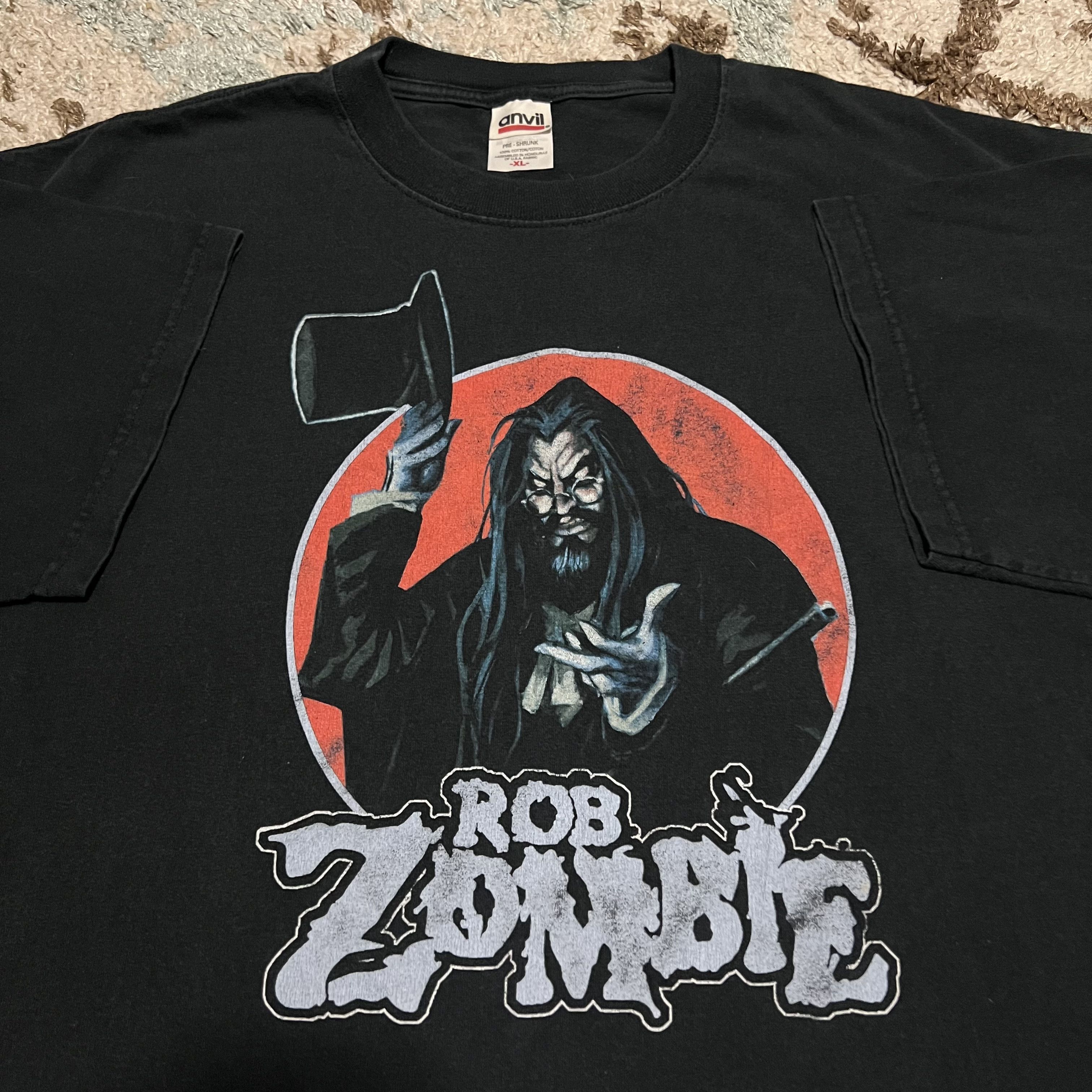 Band Tees × Vintage Vintage Rob Zombie 20 Year Anniversary Magician Shirt 2005 Size US XL / EU 56 / 4 - 1 Thumbnail