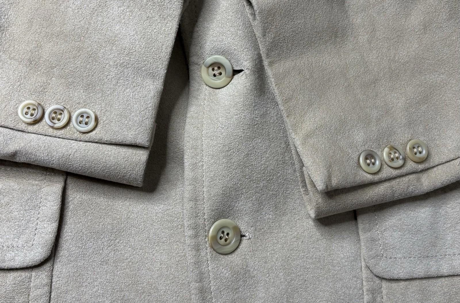 Other 80s Kingsridge Imperial Suede Blazer Jacket Men's 40R Beige Size 40R - 6 Thumbnail