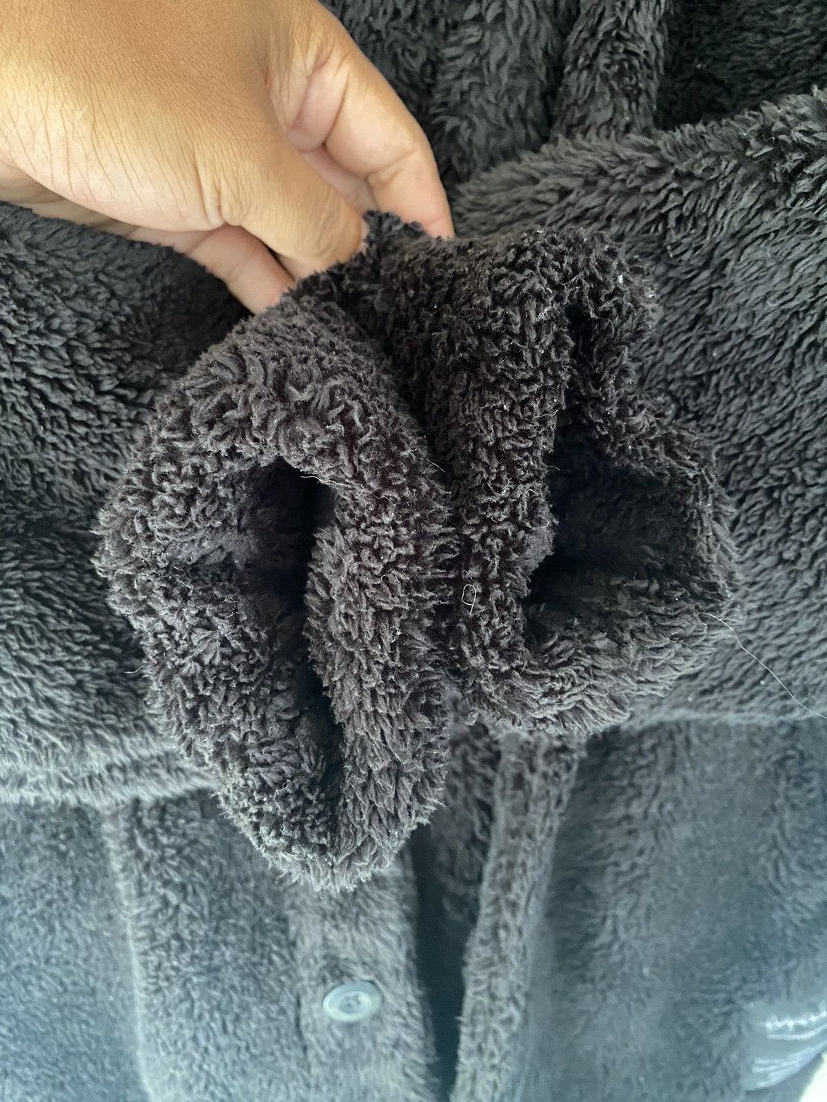 GU × Undercover Freedom GUxUNDERCOVER Fleece Button Jacket Cardigan (M) Size US M / EU 48-50 / 2 - 13 Thumbnail