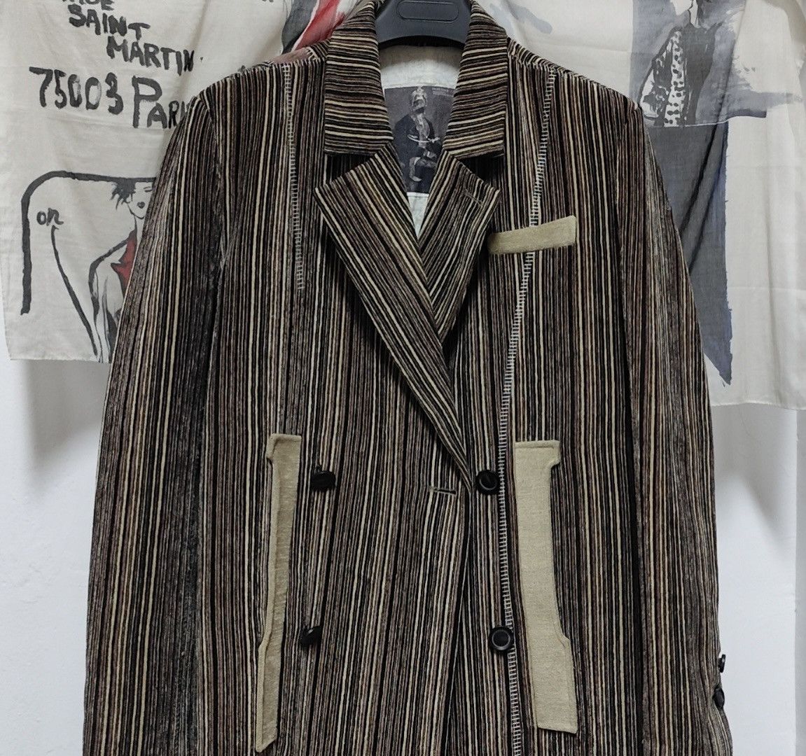 Professor.E Professor.E AW21 Forgotten Material One off overlock coat Size US M / EU 48-50 / 2 - 2 Thumbnail