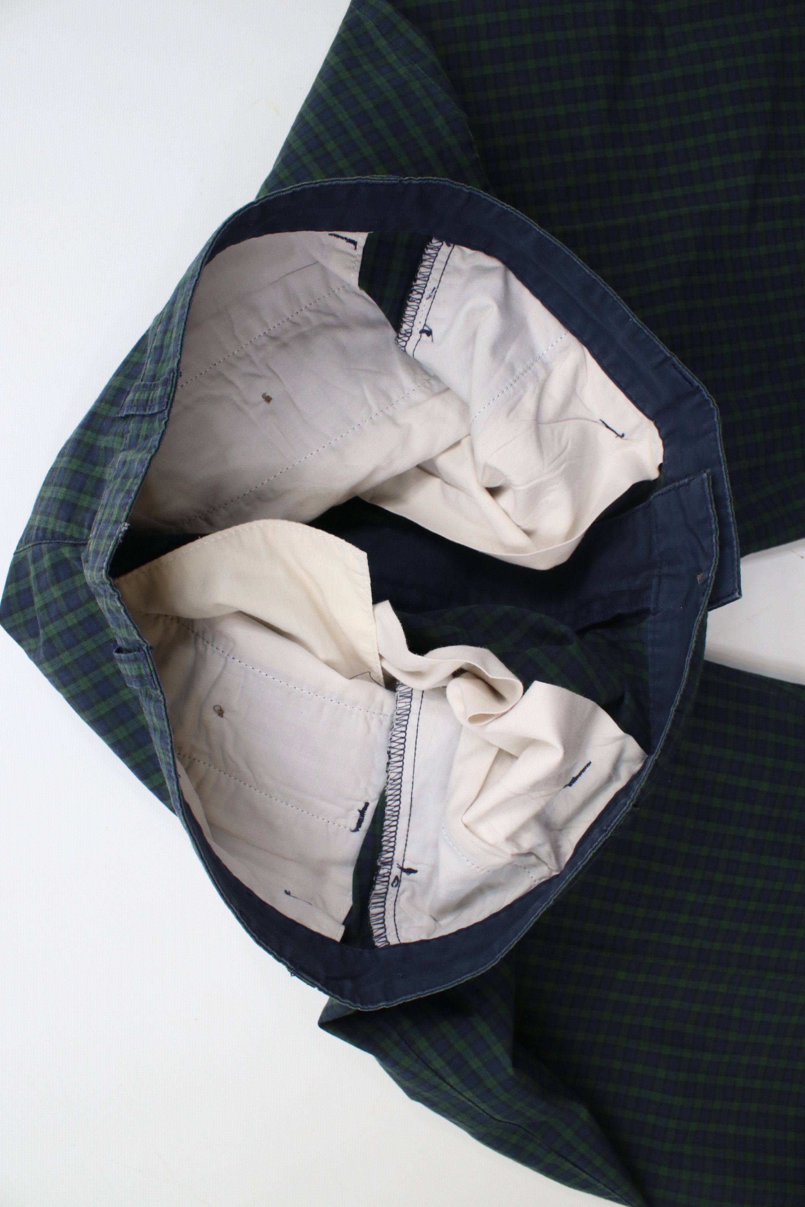 Tommy Hilfiger × Vintage Vintage 90s Tommy Hilfiger Wide Leg Chino Pants Plaid Size US 30 / EU 46 - 8 Thumbnail