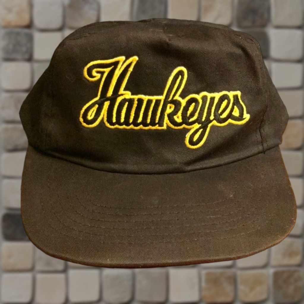 Vintage VINTAGE Universal Iowa Hawkeyes Hat Cap Black Snapback Spell Out Collegiate Sports Universal Hat Mens Adjustable Black Canvas 90s Hawkeyes College"} Size ONE SIZE - 1 Thumbnail