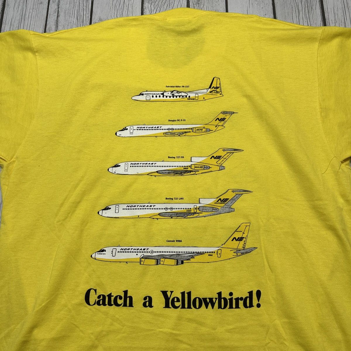 Fruit Of The Loom × Vintage Vintage Northeast Airlines tee Size US XL / EU 56 / 4 - 4 Thumbnail