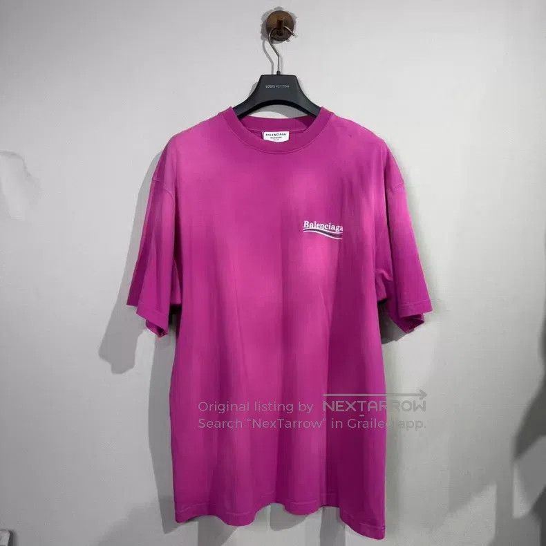 Balenciaga Balenciaga Tie-Dye Embroidered Coca-Cola Short Sleeve Size US S / EU 44-46 / 1 - 1 Thumbnail