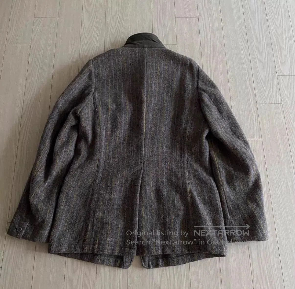 Dries Van Noten Multi Striped Button-Front Light Jacket. Size US M / EU 48-50 / 2 - 3 Thumbnail