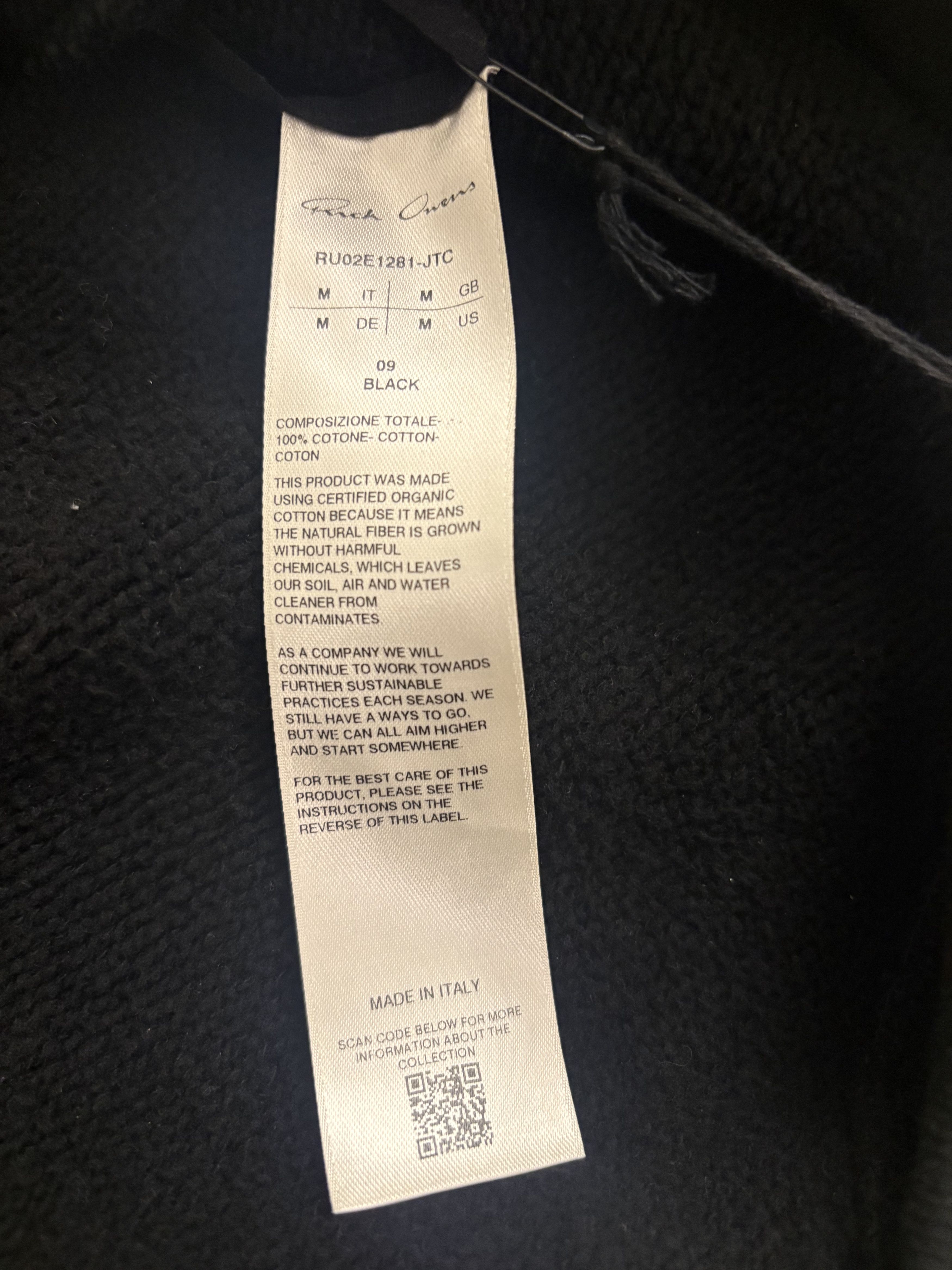 Rick Owens Rick Owens drawstring hoodie Size US M / EU 48-50 / 2 - 4 Thumbnail