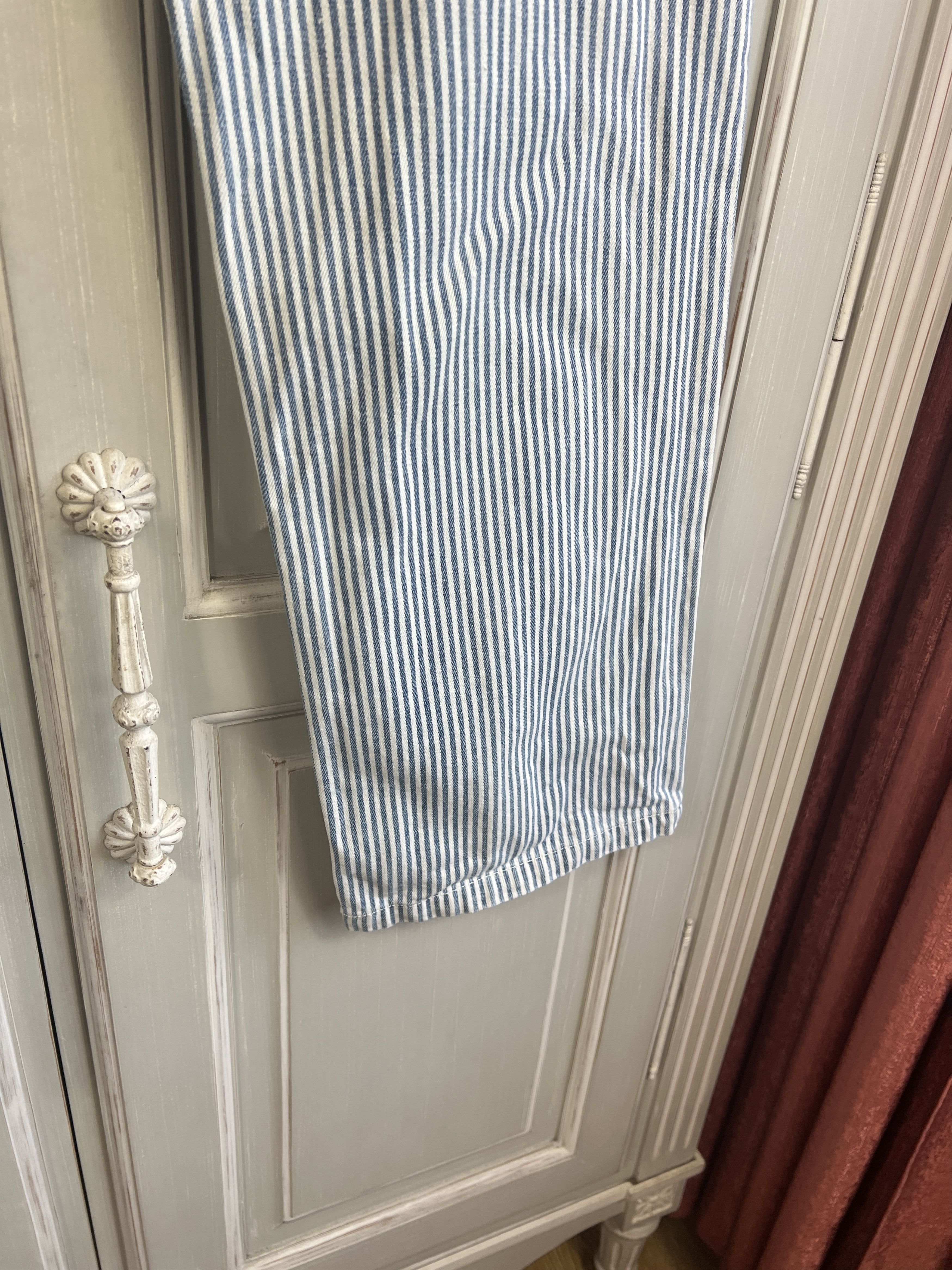 Vintage VINTAGE AVANTGARDE CRAZY STRIPED JEANS DENIM 90S Size US 32 / EU 48 - 9 Thumbnail