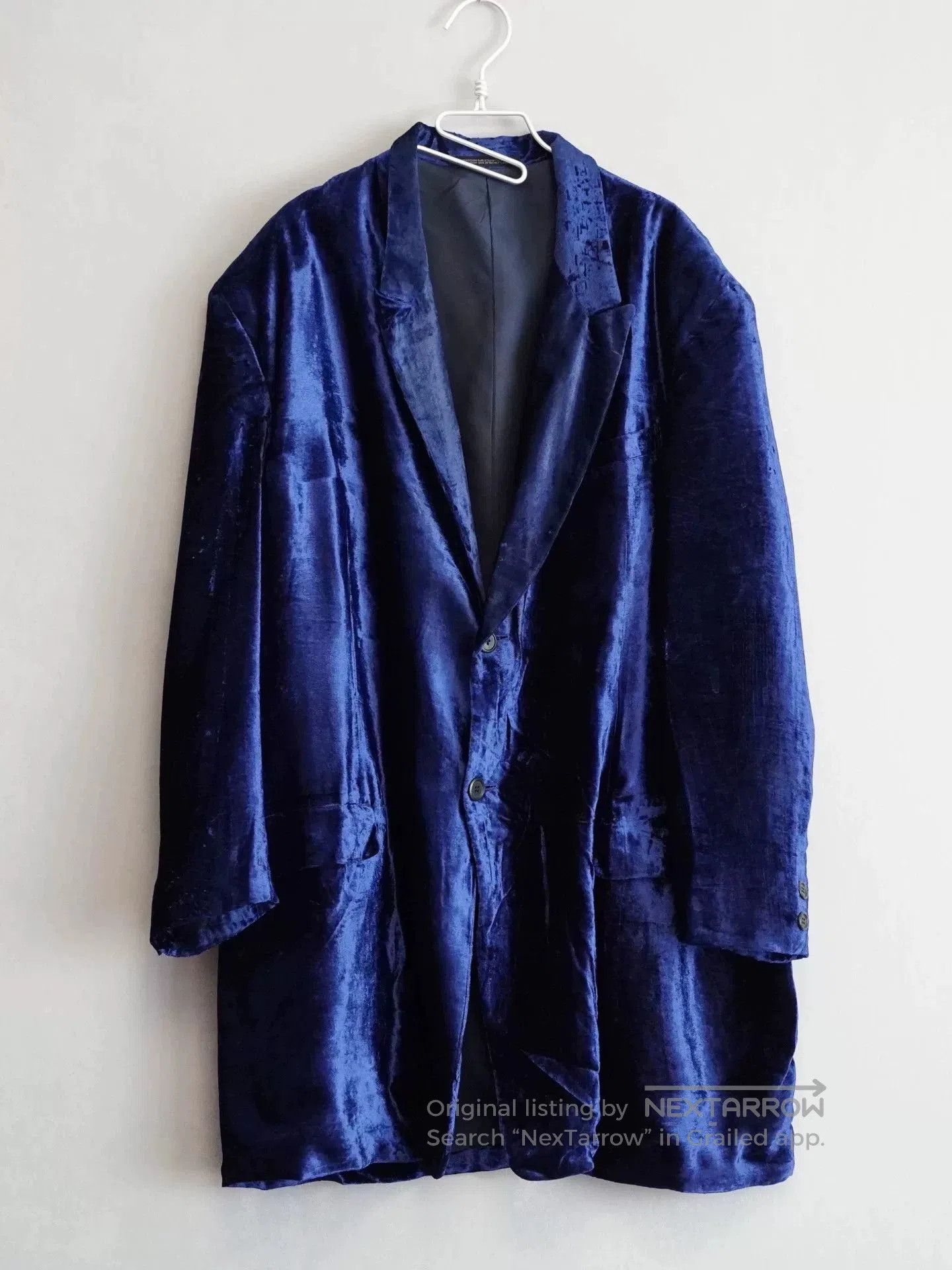 Yohji Yamamoto yohji yamamoto blue velvet jacket. Size US M / EU 48-50 / 2 - 1 Thumbnail