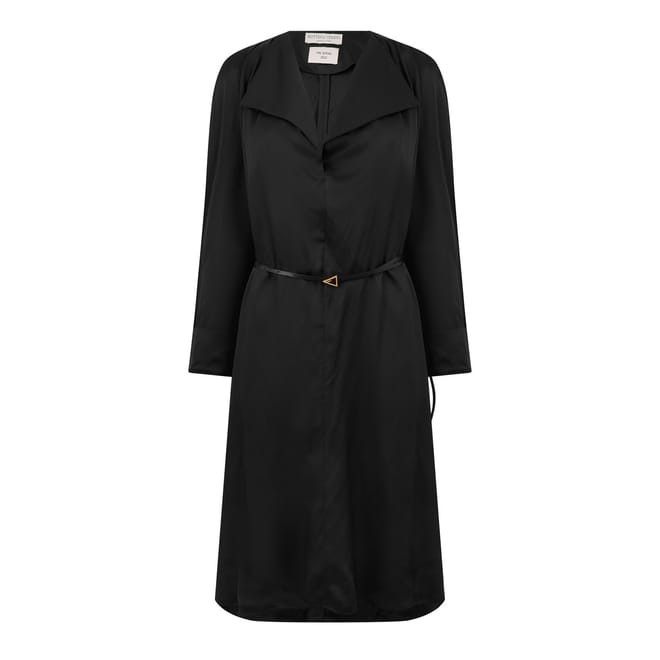 Bottega Veneta Bottega Veneta Gathered V-Neck Mini Wrap Dress in Black Size M / US 6-8 / IT 42-44 - 1 Thumbnail
