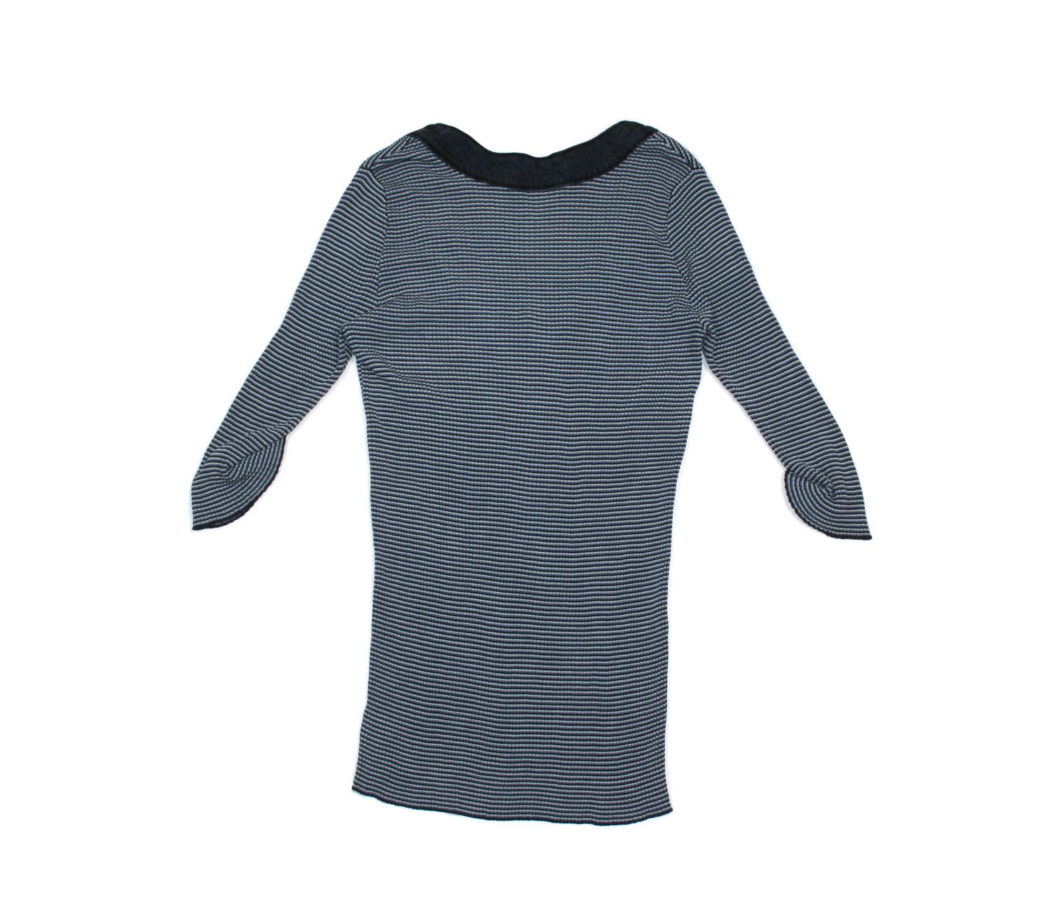 Balenciaga 2006 Striped Silk Knit Size XS / US 0-2 / IT 36-38 - 2 Thumbnail