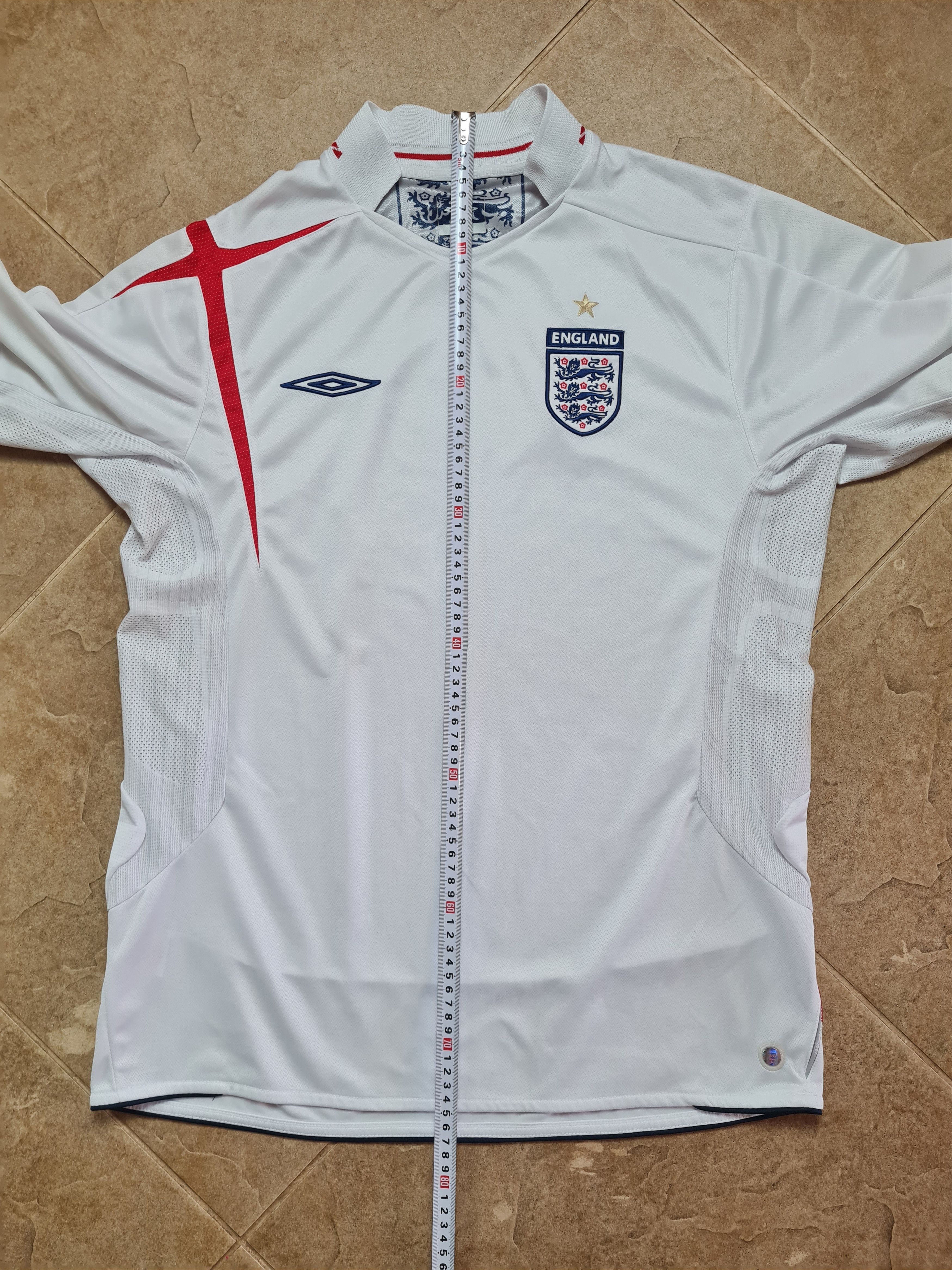 Umbro Vintage Jersey Umbro England 2005 - 2007 home soccer shirt L Size US L / EU 52-54 / 3 - 7 Thumbnail