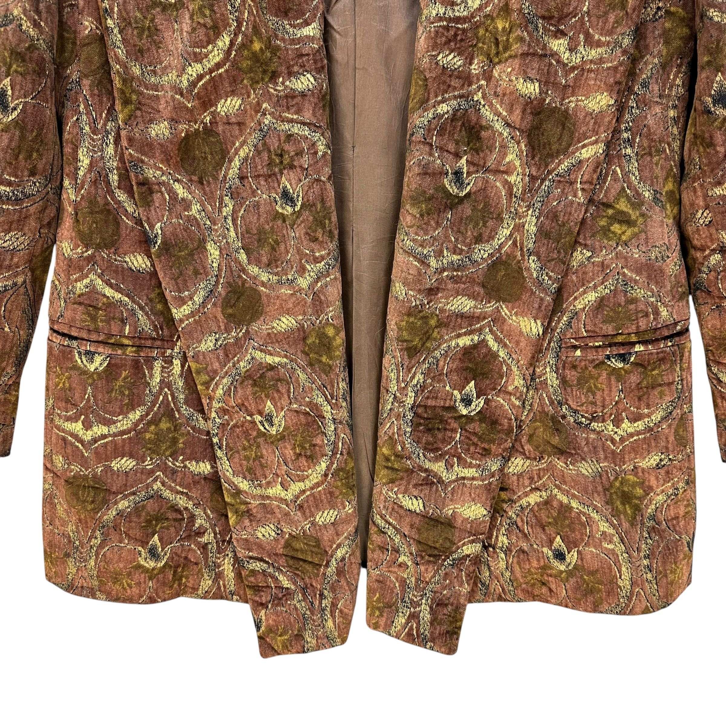 Vintage 80’s GENNY By Gianni Versace Buttonless Jacket #A64-1537 Size M / US 6-8 / IT 42-44 - 3 Thumbnail