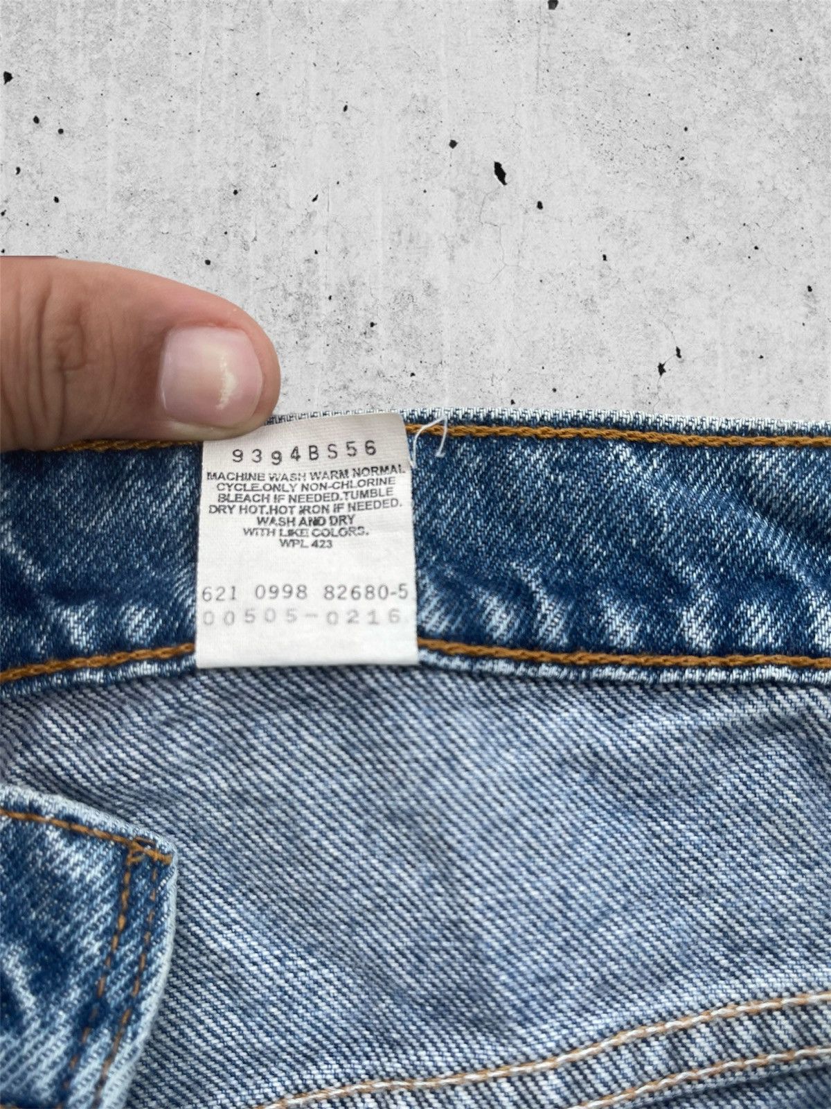 Jean × Levi's 🔥 Levi's 505 Distressed Denim Vintage W35 🔥 Size US 35 - 6 Thumbnail