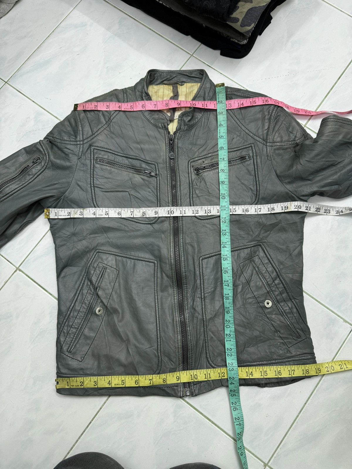 Diesel Black Gold 🔥🔥🔥ARCHIVE DIESEL BIKER JACKET Size US M / EU 48-50 / 2 - 23 Thumbnail