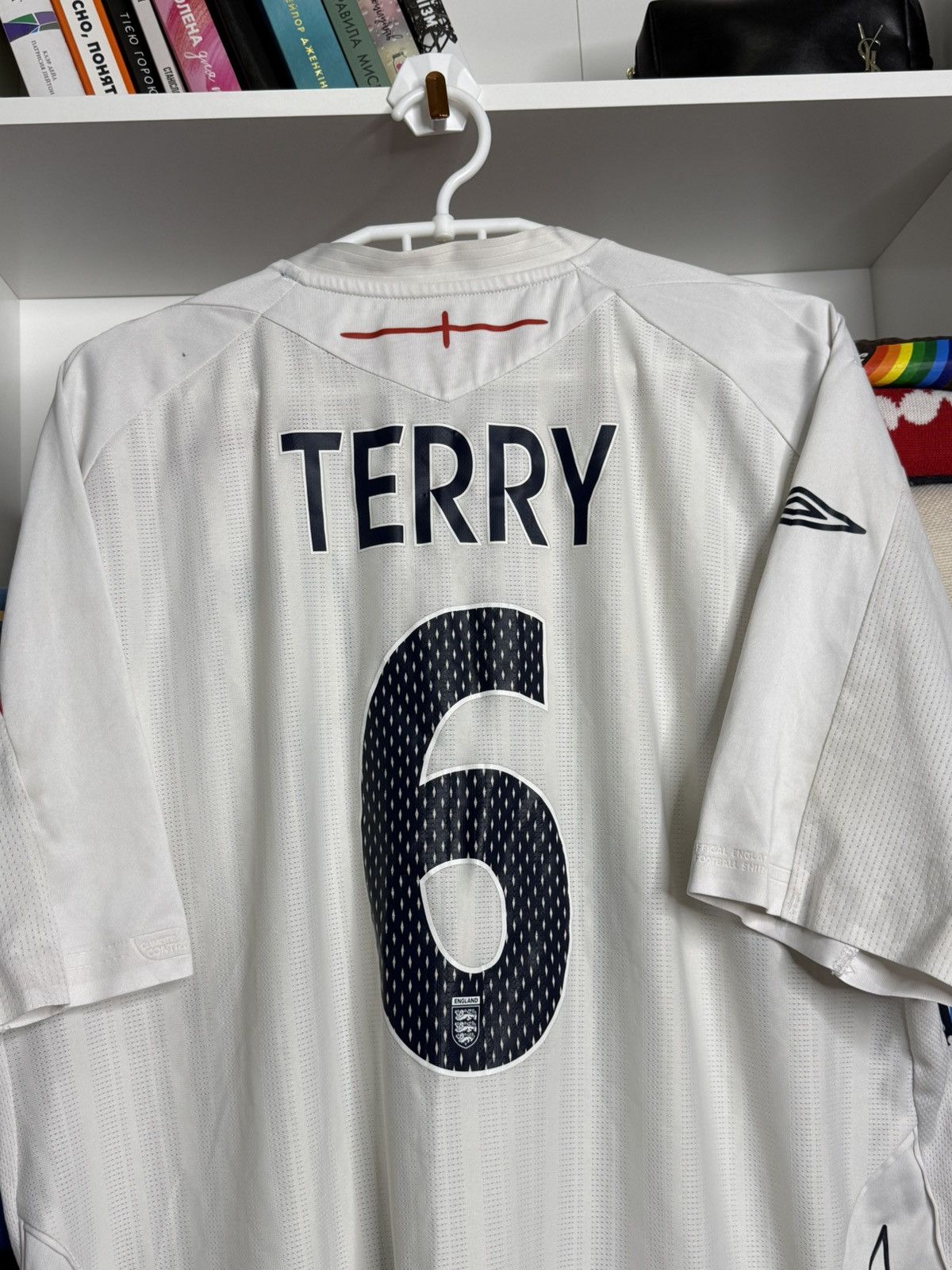 Umbro Vintage 2007-2009 England Umbro #6 Terry jersey size XL Size US XL / EU 56 / 4 - 12 Thumbnail