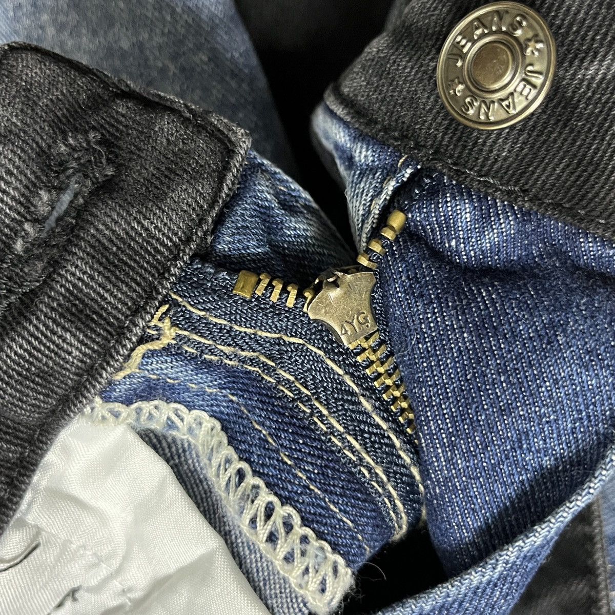 20471120 2 Tone Denim Jeans Size US 30 / EU 46 - 6 Thumbnail