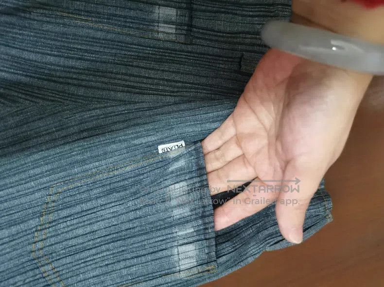 Issey Miyake Issey Miyake size:1 Denim Straight-Leg Pants Size 31" - 5 Thumbnail