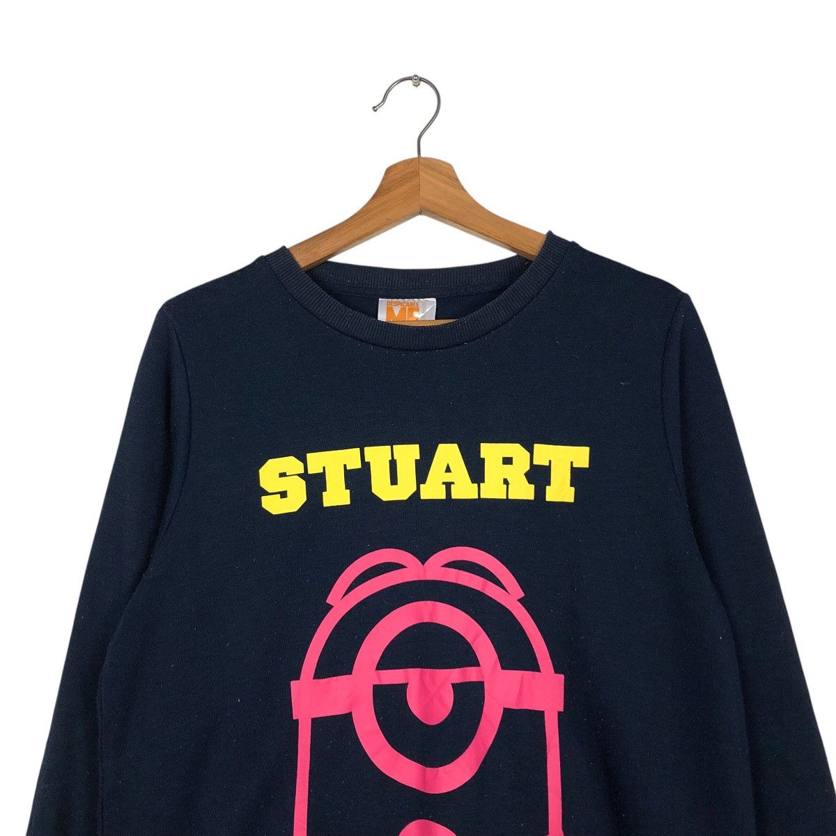 Cartoon Network × Japanese Brand 📌Despicable Minion Made Stuart Sweatshirt Big Logo Size US L / EU 52-54 / 3 - 4 Thumbnail