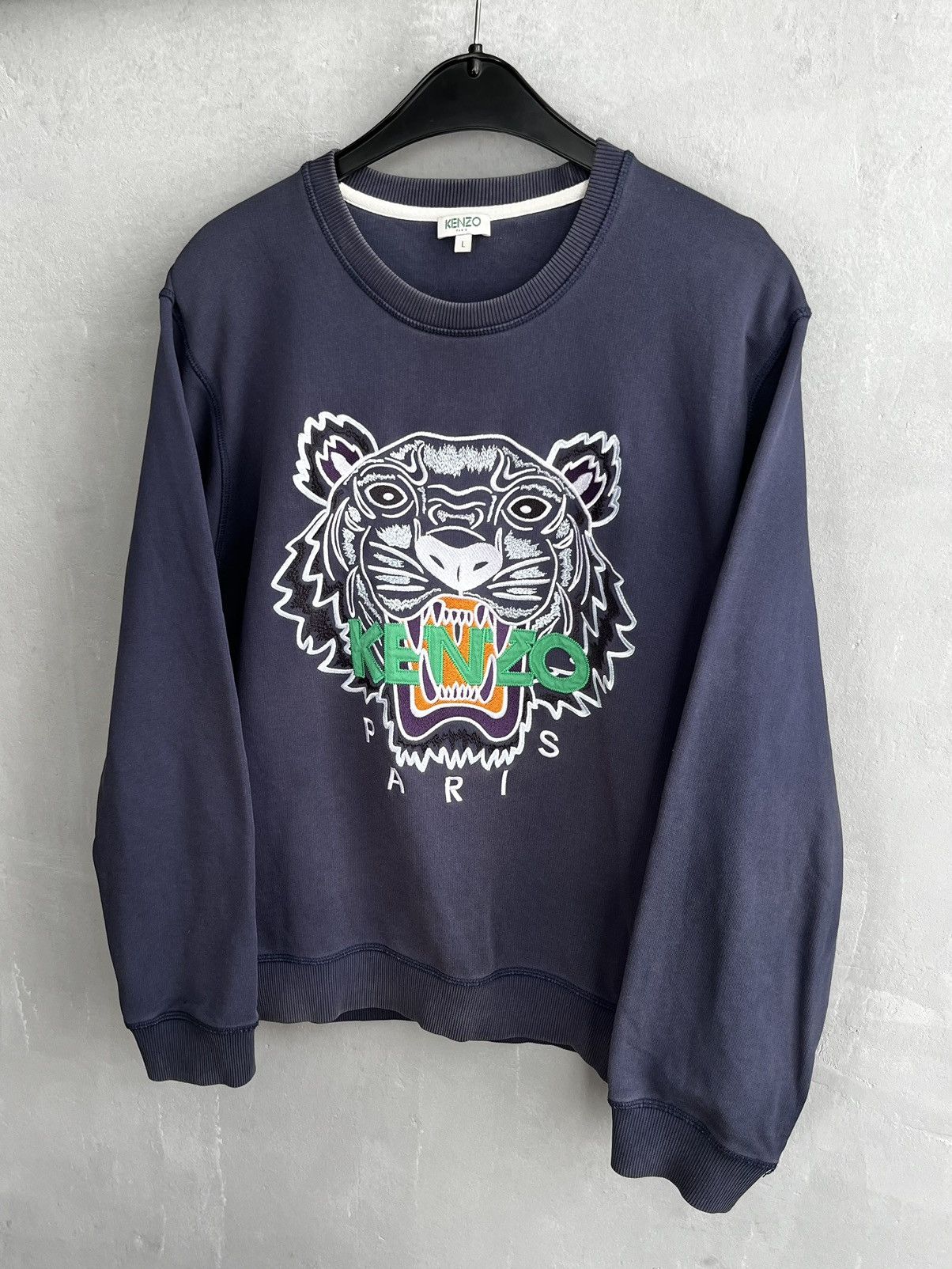Kenzo Kenzo Paris distressed sweatshirt size L Size US L / EU 52-54 / 3 - 1 Thumbnail