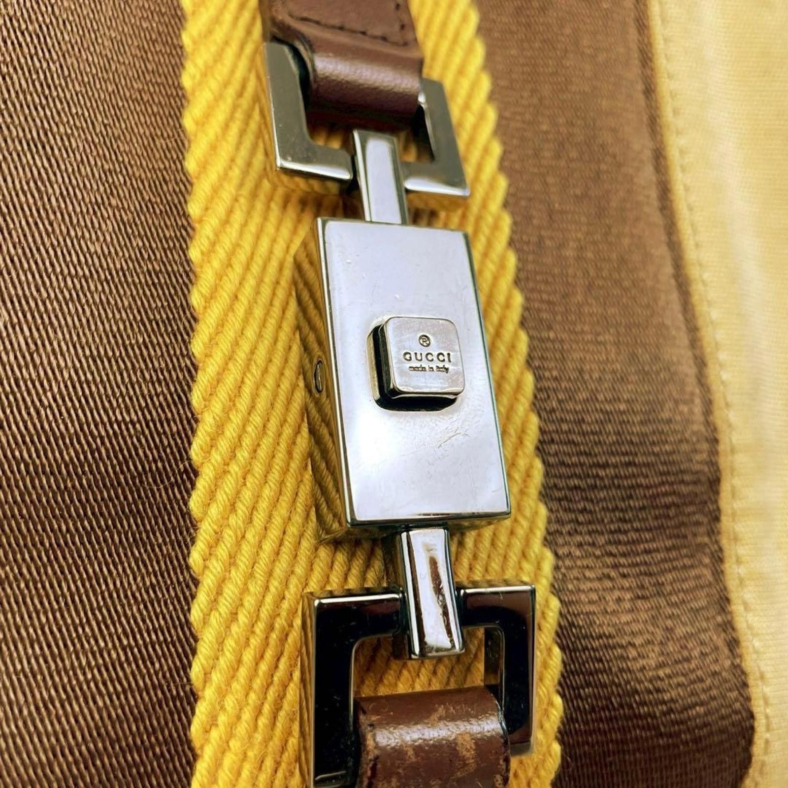 Gucci Gucci - Vintage Canvas and Leather Shoulder Bag Size ONE SIZE - 3 Thumbnail