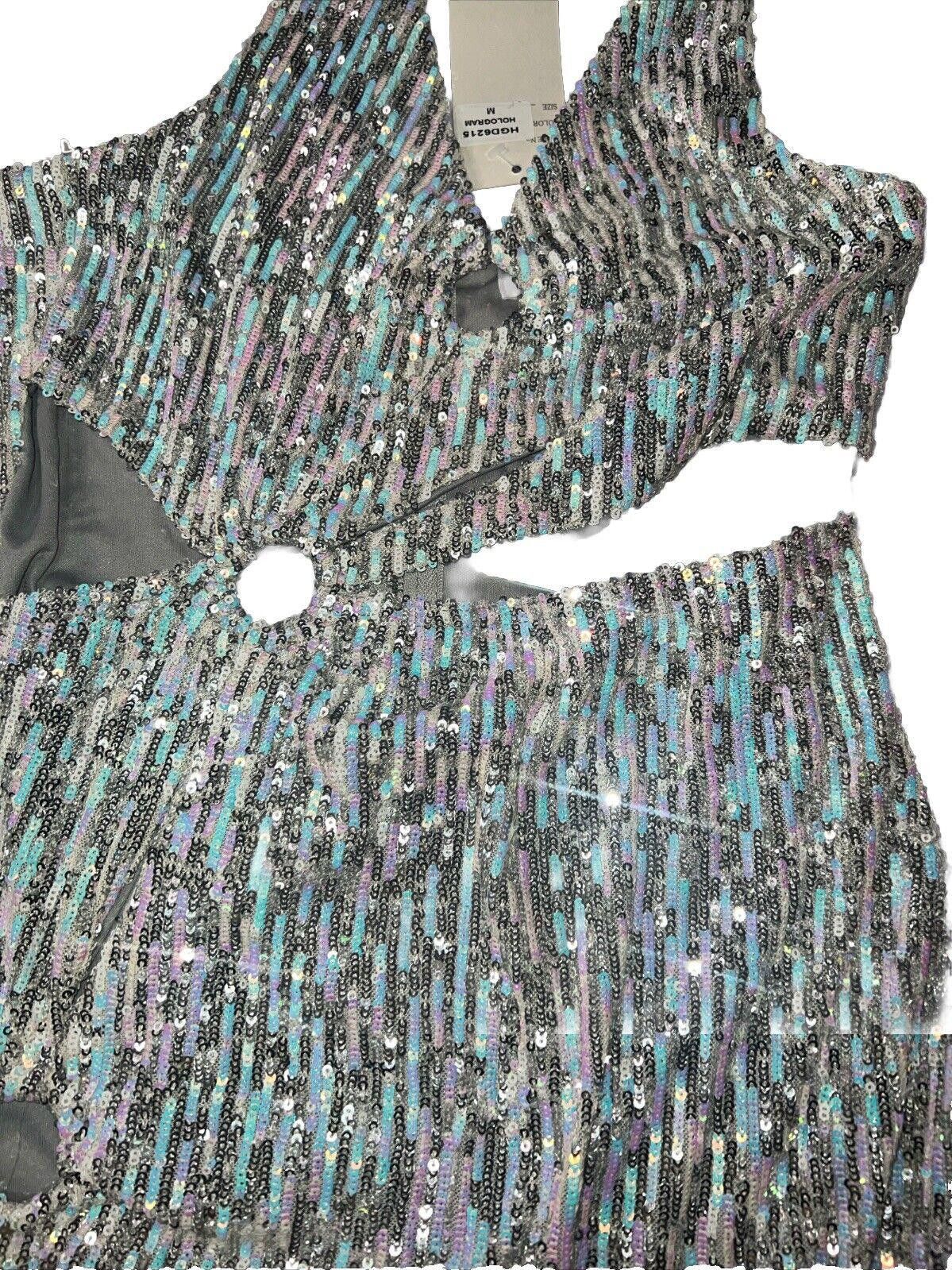 Designer Medium NWT Sequin Dolls Kill Hot & Delicious Dress Cut Outs Size M / US 6-8 / IT 42-44 - 2 Thumbnail